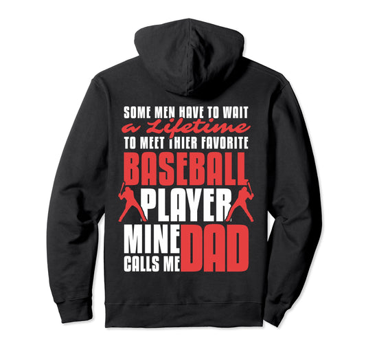 Baseball Dad Love Home Run Pitcher Hoodie - Graphic Print for Adults - T-Shirt, Sweatshirt, Hoodie
