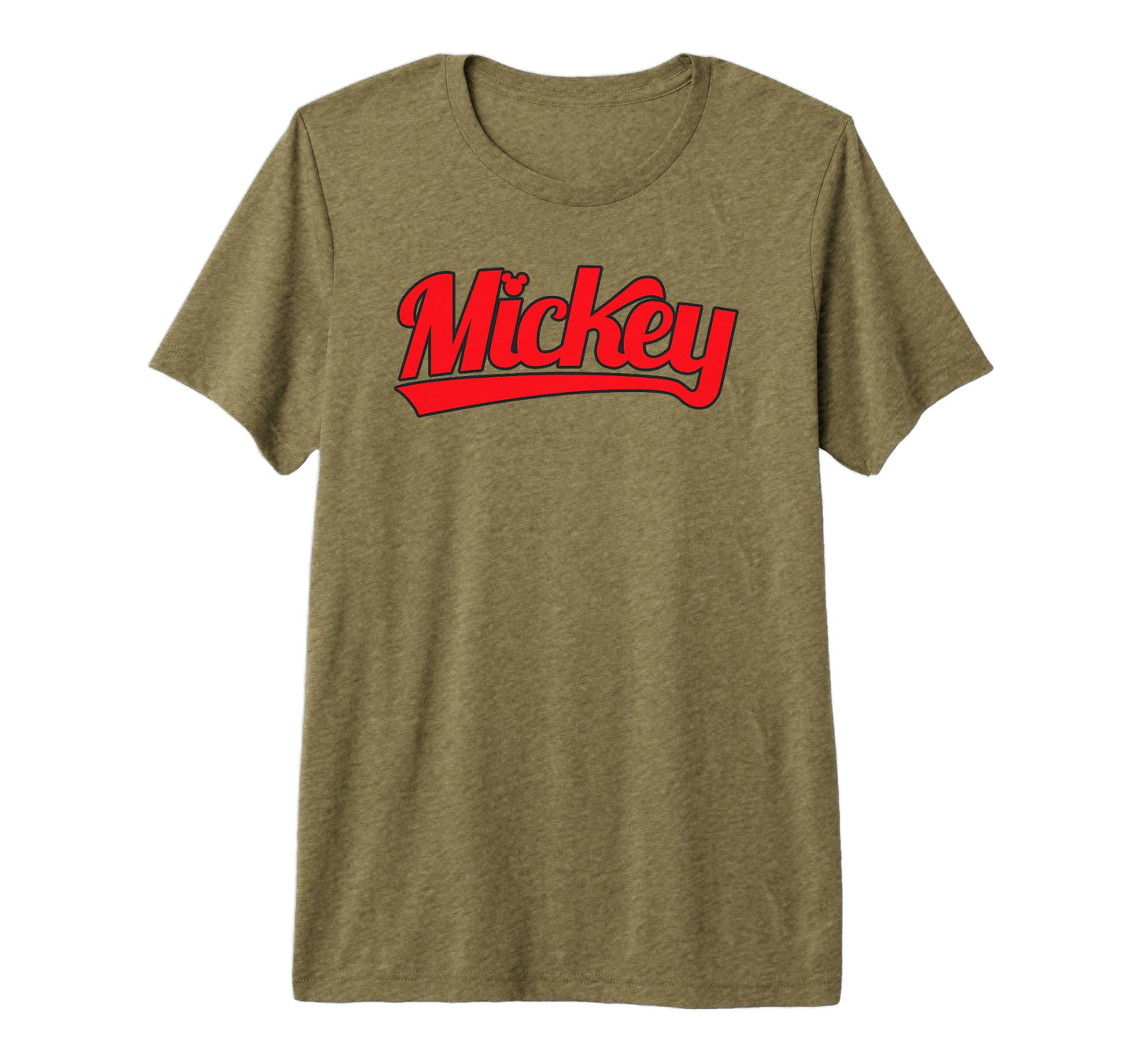 Mickey Grand Slam Tri Blend T-Shirt - Casual Everyday Wear Men Women - T-Shirt, Sweatshirt, Hoodie