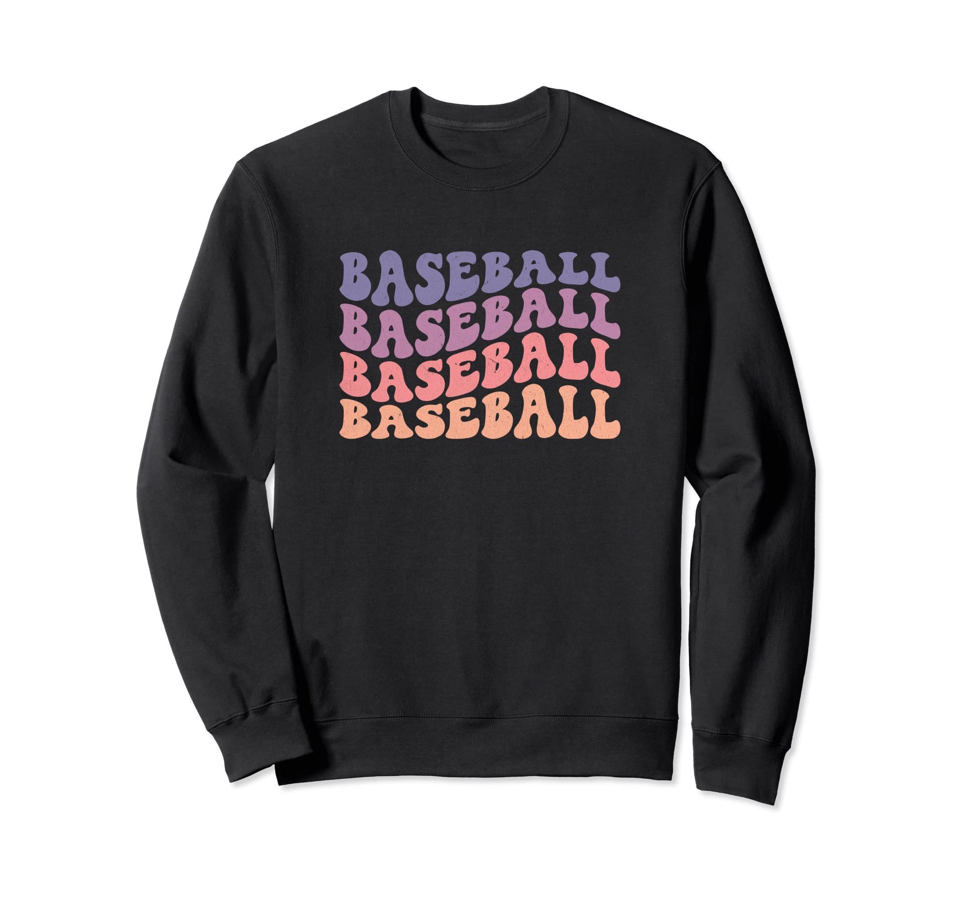 Baseball Season Trendy Mom Sweatshirt - Casual Everyday Wear Men Women - T-Shirt, Sweatshirt, Hoodie