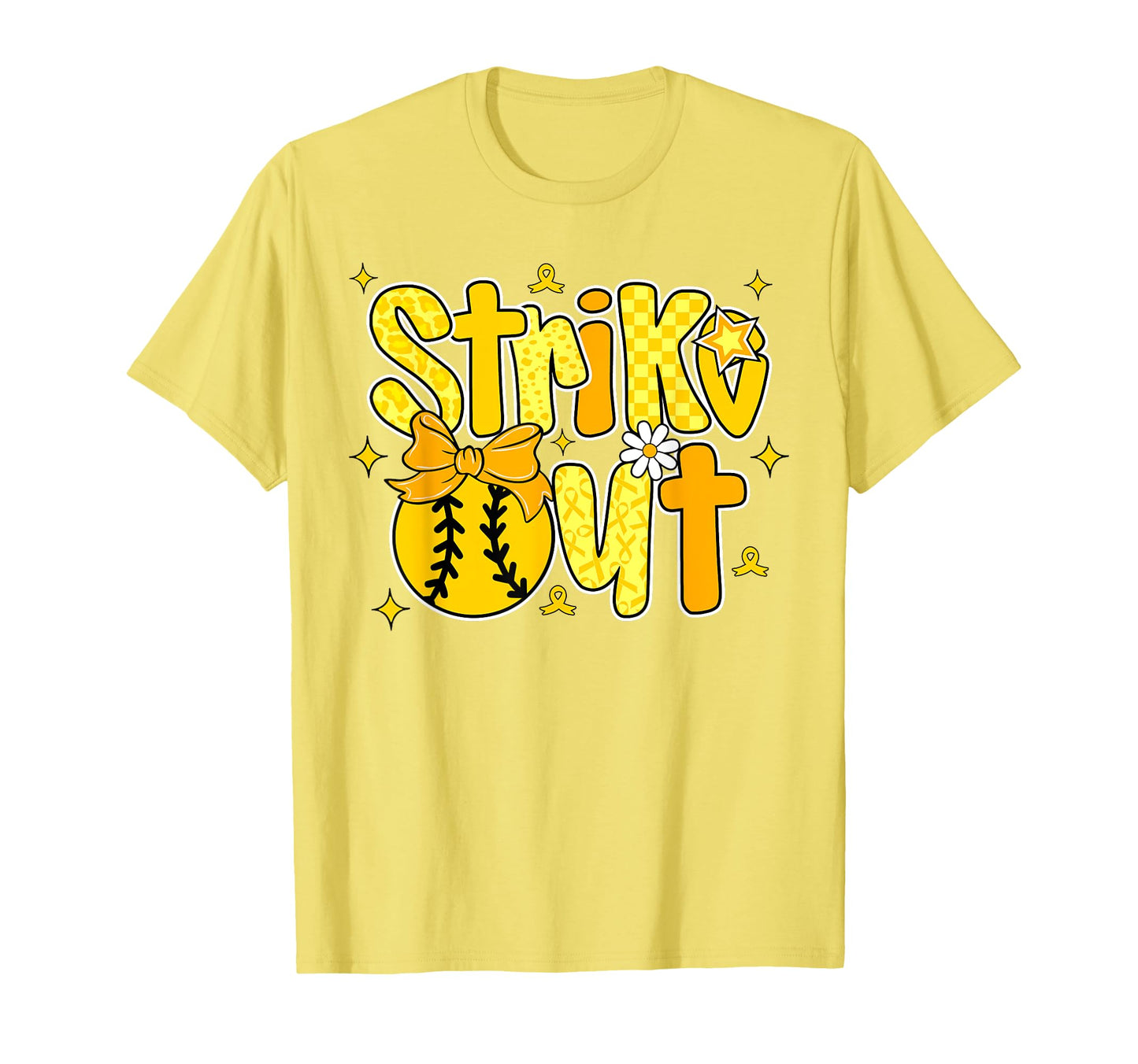 Coquette Bow Baseball Softball Strike T-Shirt - Minimalist Print Unisex - T-Shirt, Sweatshirt, Hoodie
