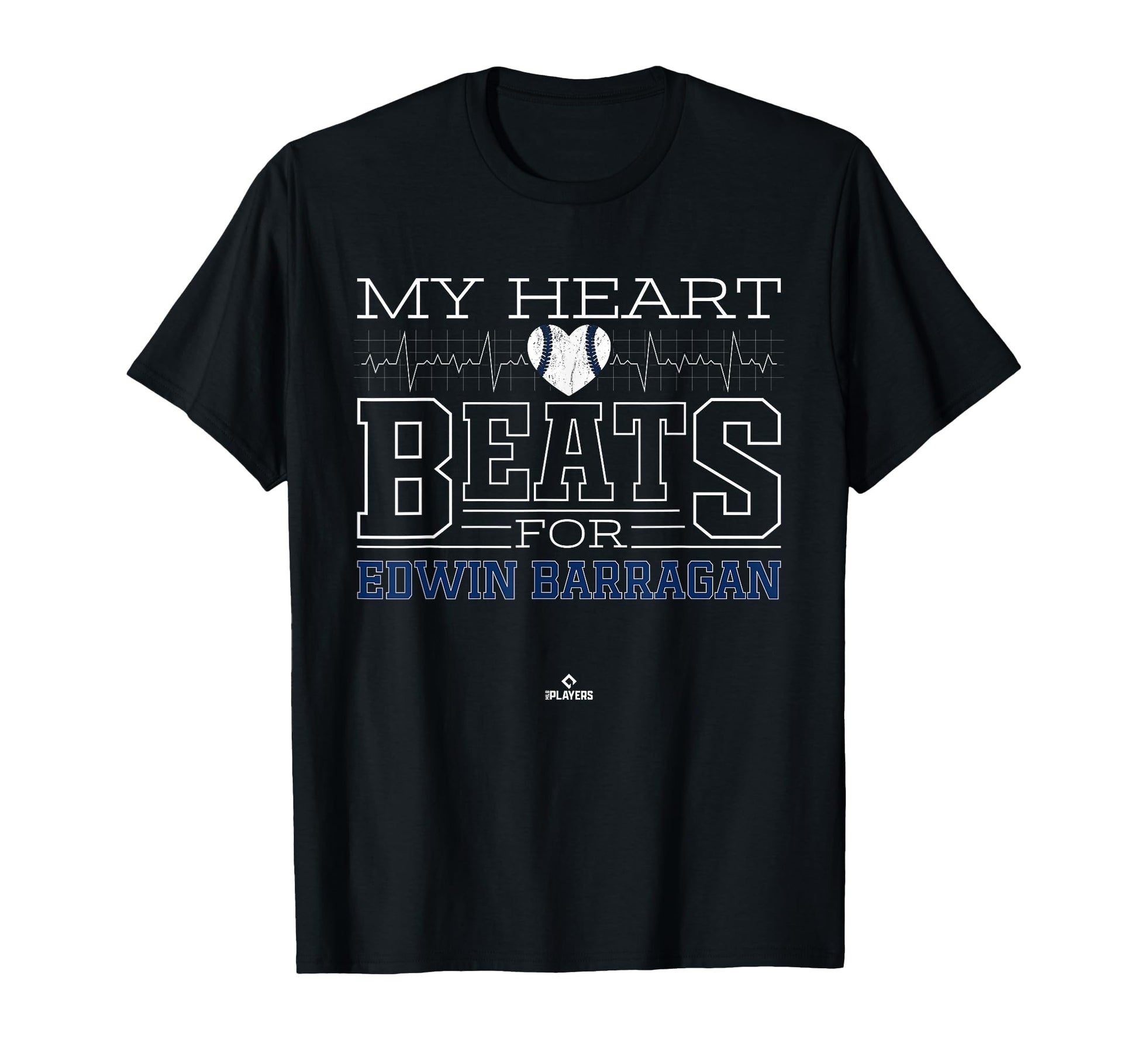 My Heart Beats Edwin Barragan T-Shirt - Fun Novelty Design for Adults - T-Shirt, Sweatshirt, Hoodie