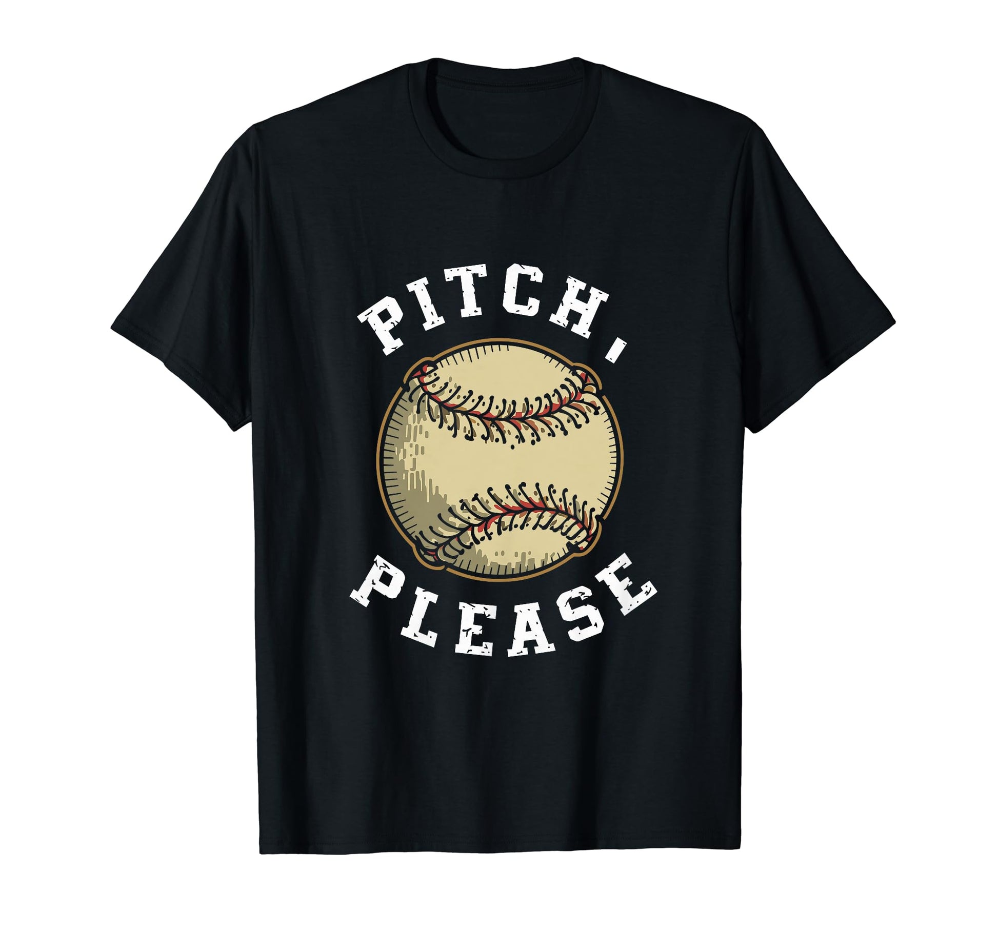 Pitching Baseball Player Pitch Please T-Shirt - Custom Art Print Unisex - T-Shirt, Sweatshirt, Hoodie