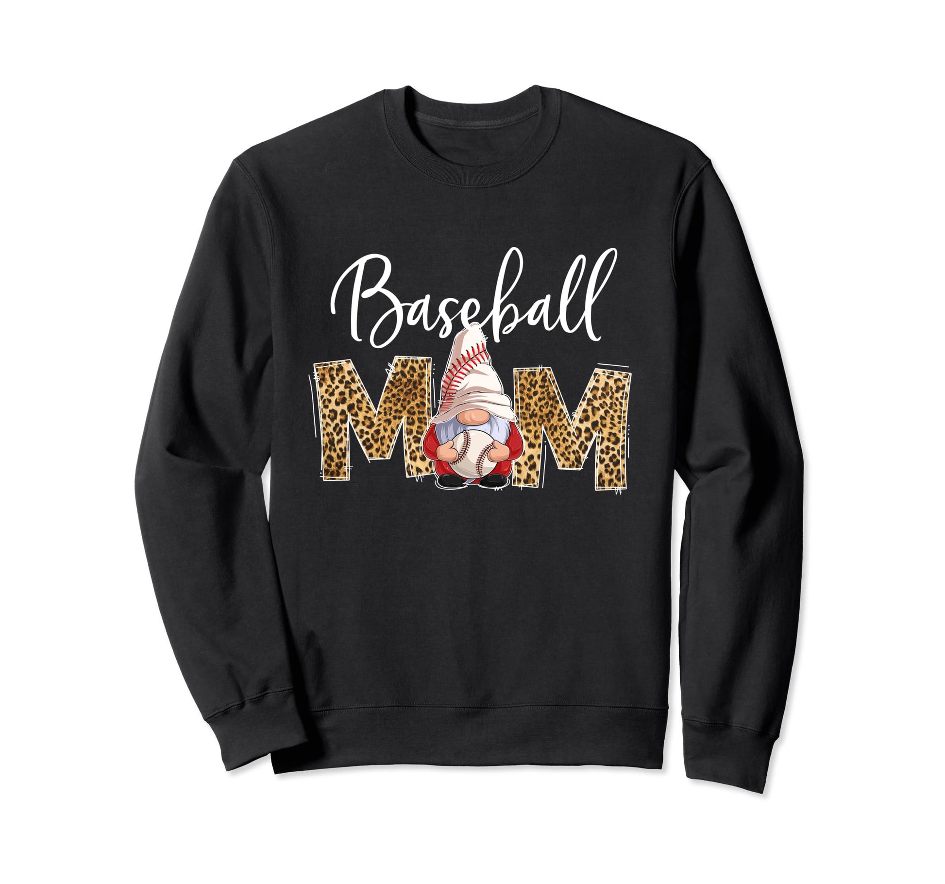 Baseball Mom Life Gnome Game Day Sweatshirt - Novelty Apparel Unisex - T-Shirt, Sweatshirt, Hoodie