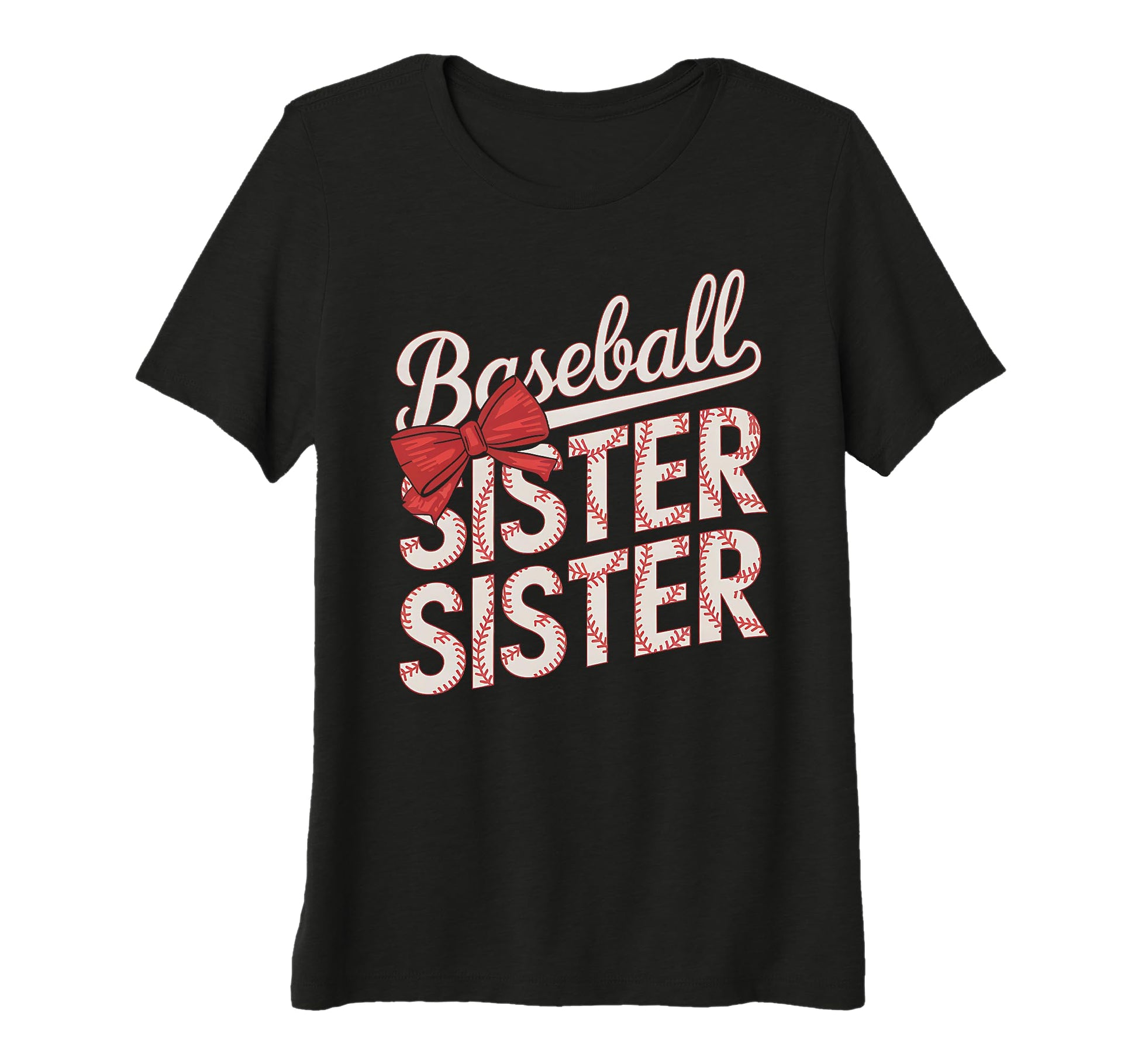 Funny Baseball Sis Coquette Bow T-Shirt - Aesthetic Graphic Men Women - T-Shirt, Sweatshirt, Hoodie