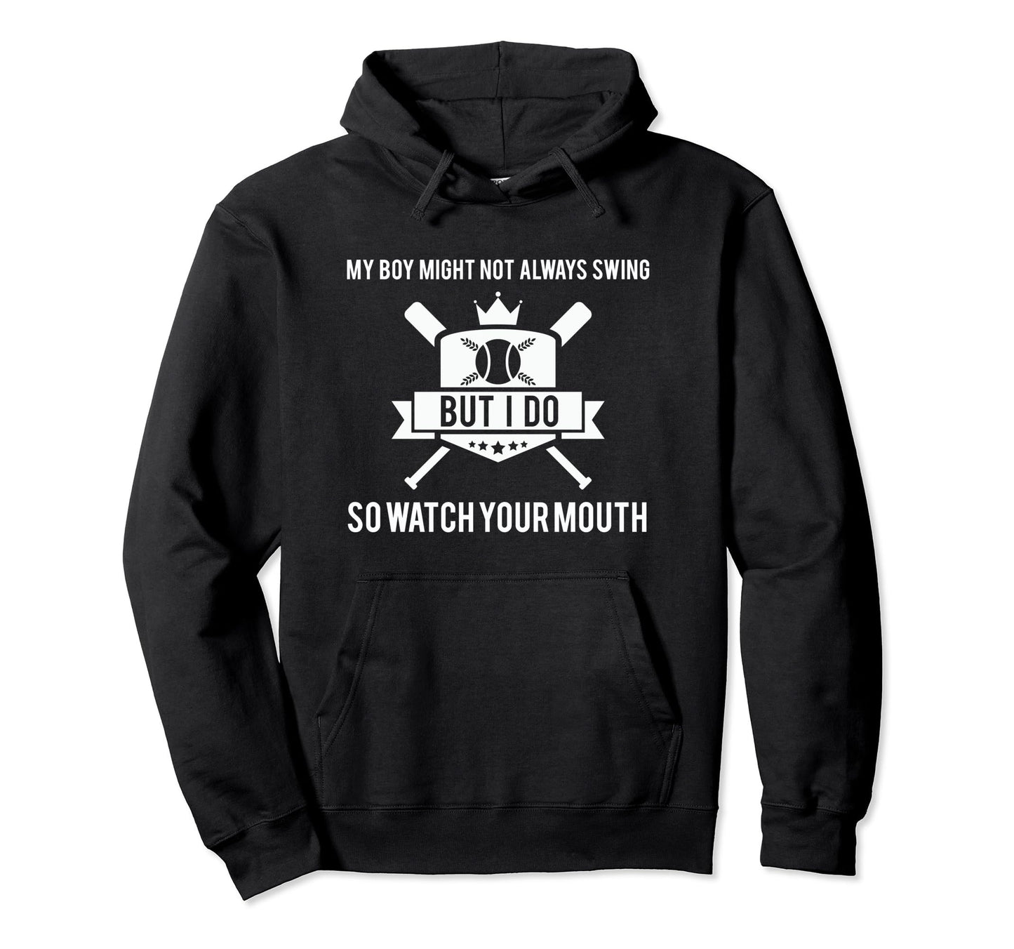 My Might Not Always Swing But I Do Hoodie - Fun Novelty Design for Adults - T-Shirt, Sweatshirt, Hoodie
