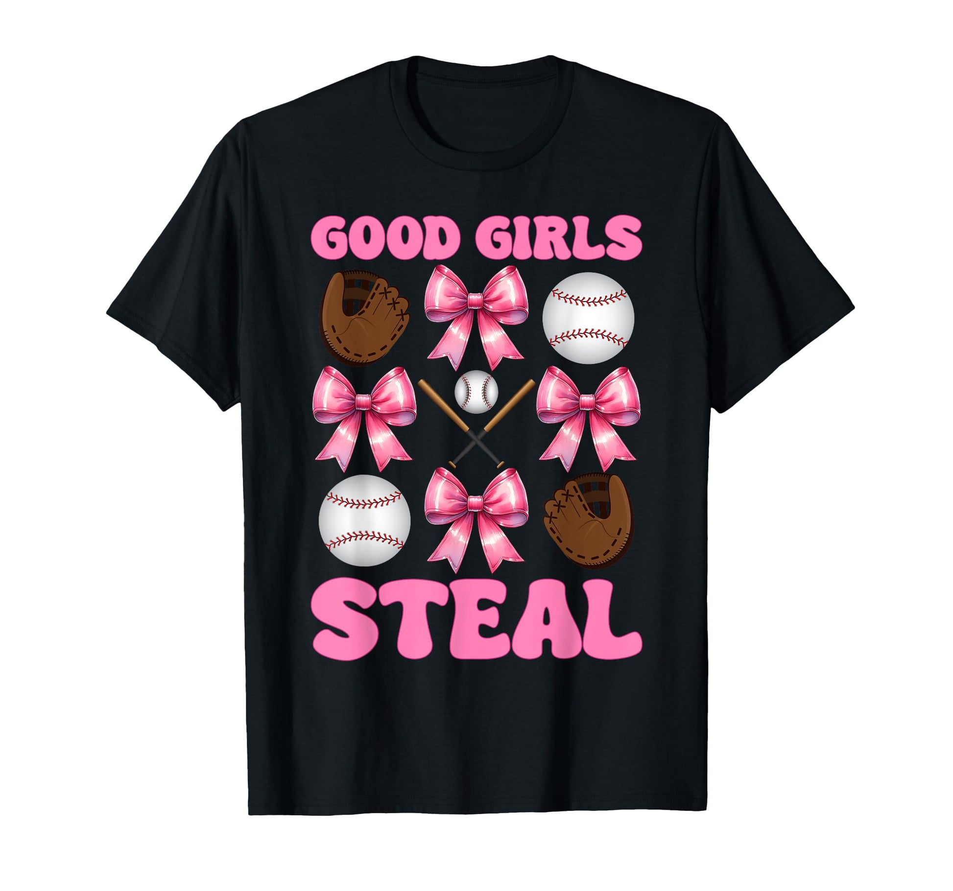 Baseball Mom Mothers Day Coquette Bow T-Shirt - Unique Graphic Men Women - T-Shirt, Sweatshirt, Hoodie