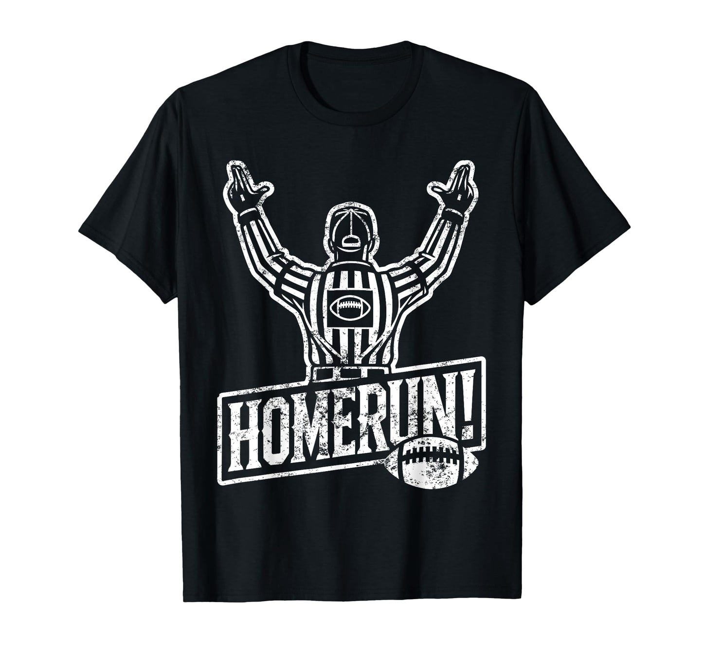 Referee Funny Baseball Football T-Shirt - Casual Everyday Wear Men Women - T-Shirt, Sweatshirt, Hoodie