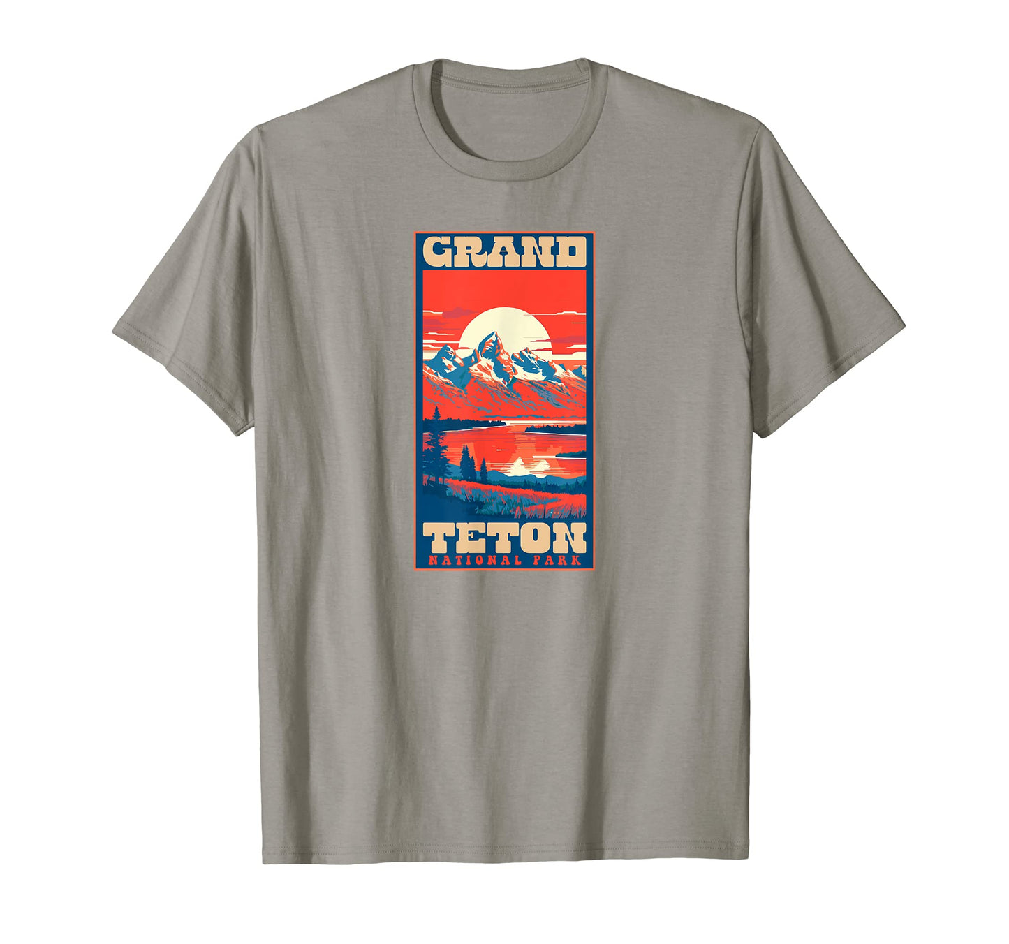 Grand Teton National Park 1980S T-Shirt - Graphic Print Men Women - T-Shirt, Sweatshirt, Hoodie
