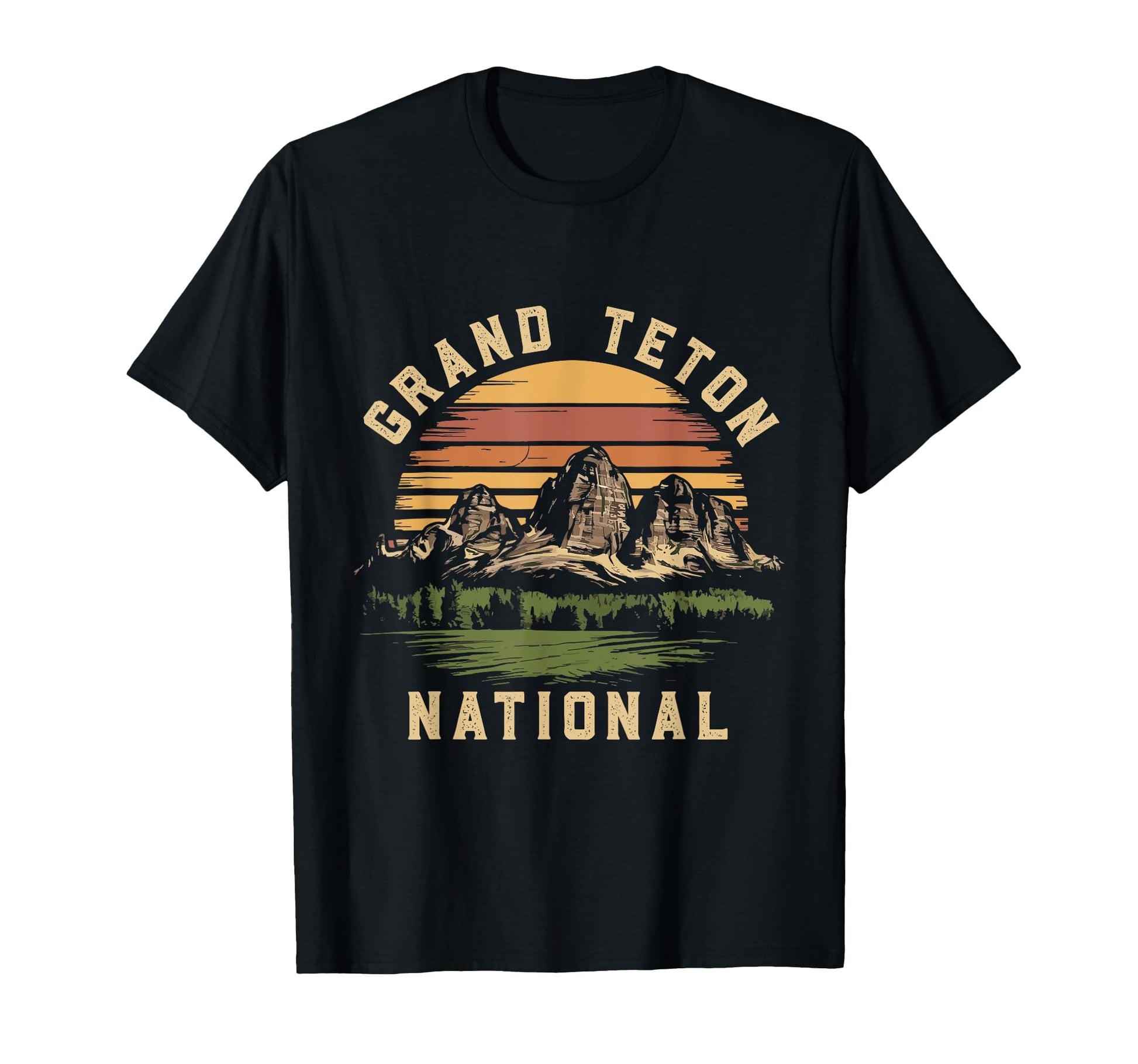 Grand Teton National Park Vacation T-Shirt - Minimalist Print for Adults - T-Shirt, Sweatshirt, Hoodie