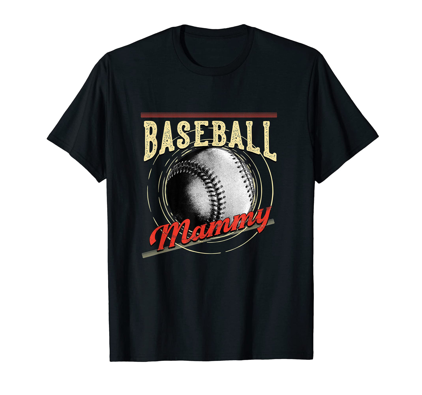 Baseball Mammy Sports Birthday T-Shirt - Minimalist Print for Adults - T-Shirt, Sweatshirt, Hoodie