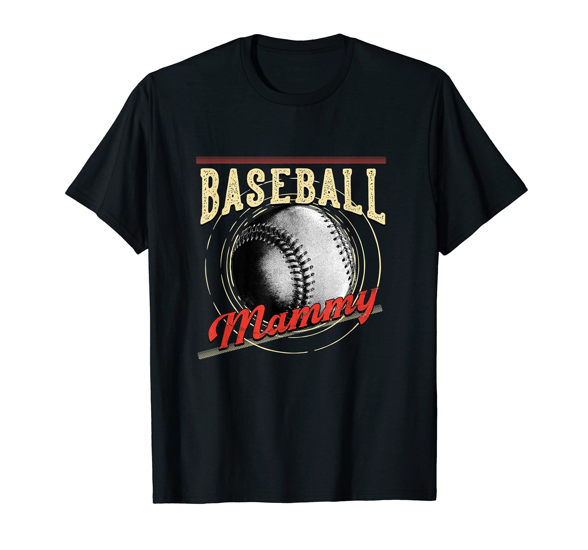 Baseball Mammy Sports Birthday T-Shirt - Minimalist Print for Adults - T-Shirt, Sweatshirt, Hoodie