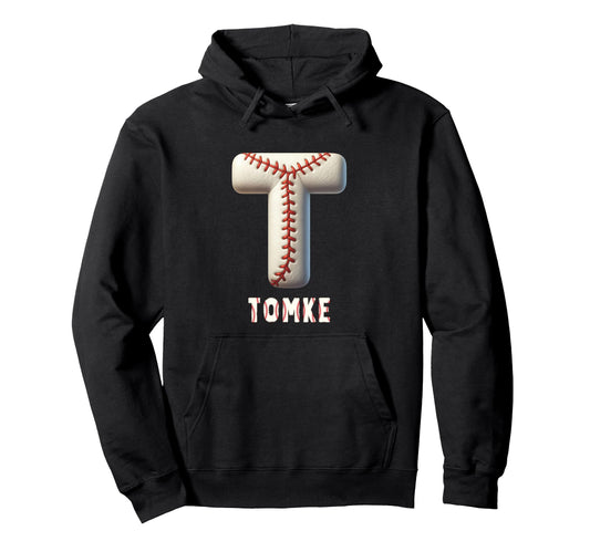 Baseball Home Run Tama Initial Letter Hoodie - Streetwear Style Men Women - T-Shirt, Sweatshirt, Hoodie