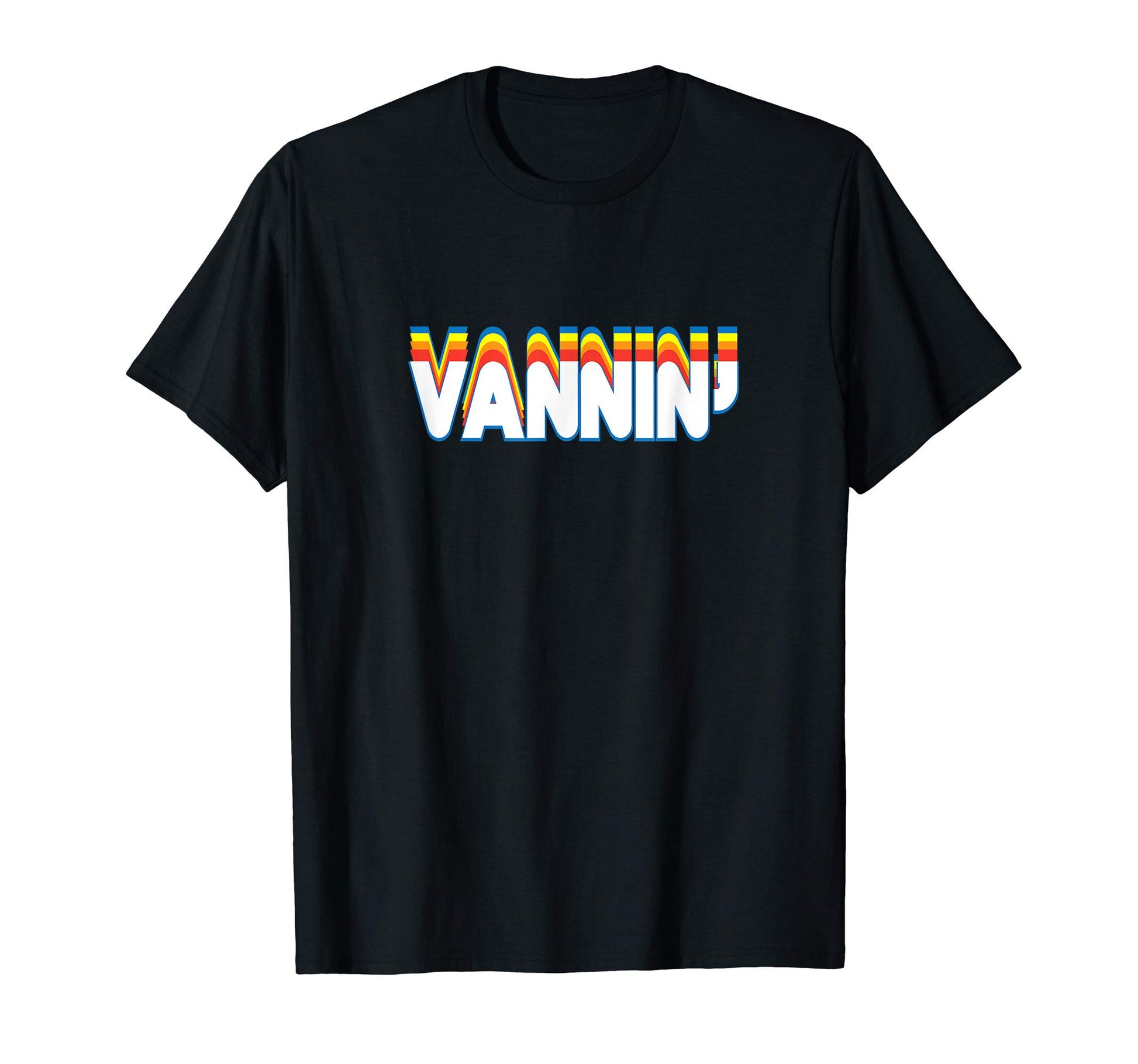 Vannin Striped Color Vanning T-Shirt - Fun Novelty Design for Adults - T-Shirt, Sweatshirt, Hoodie