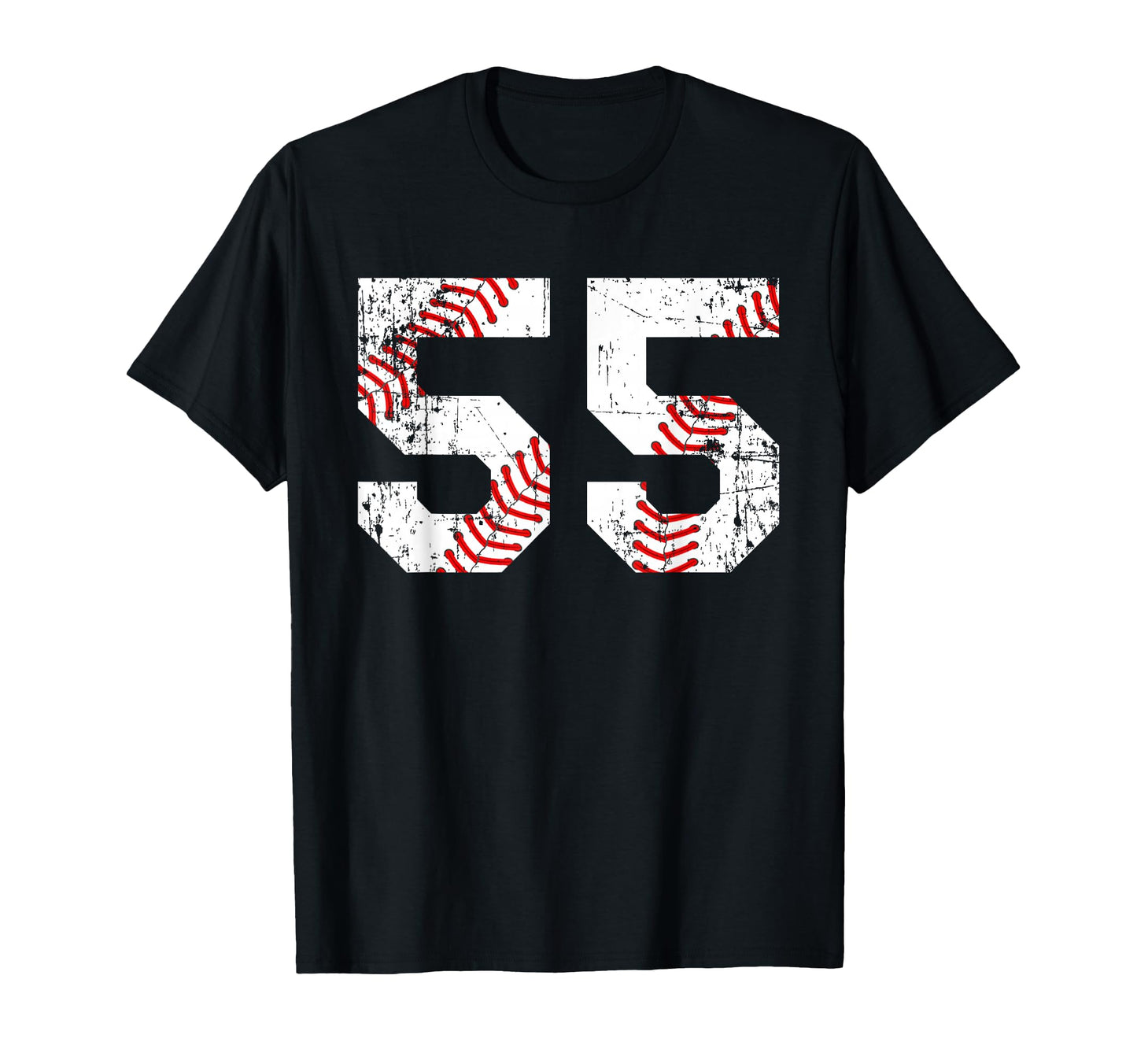 Baseball 55 Jersey Number T-Shirt - Streetwear Style for Adults - T-Shirt, Sweatshirt, Hoodie