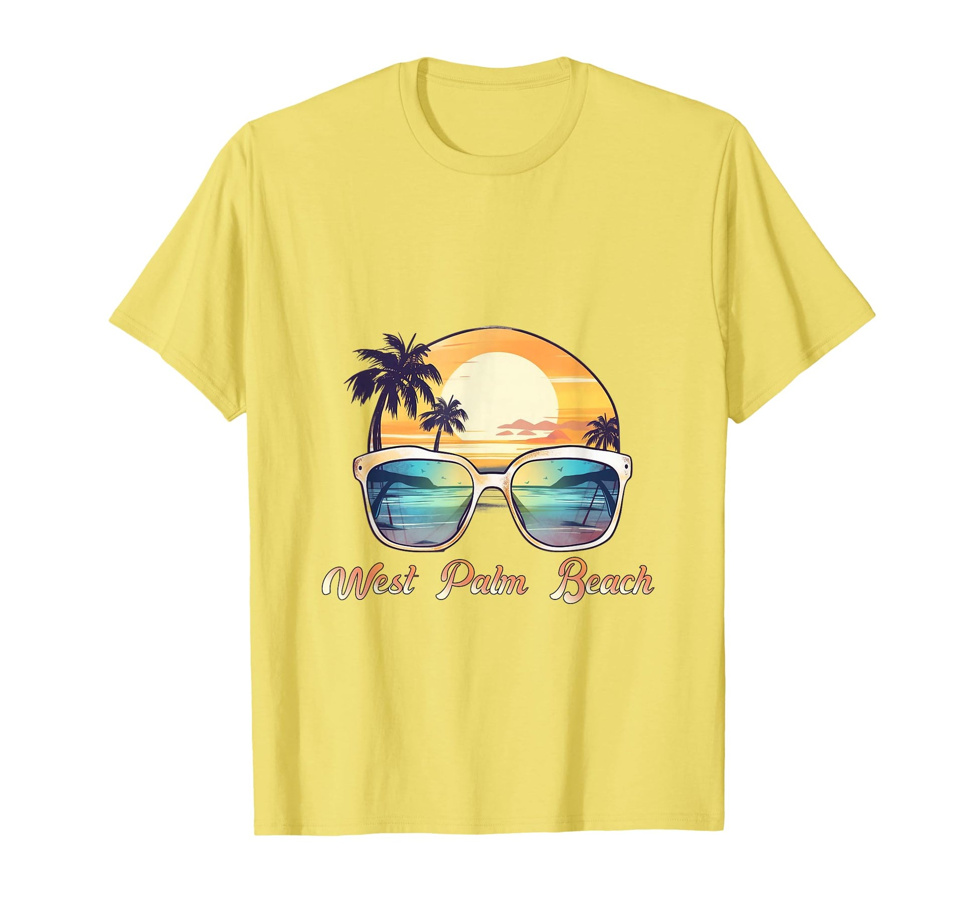 West Palm Beach Florida Palm Tree T-Shirt - Streetwear Style for Adults - T-Shirt, Sweatshirt, Hoodie