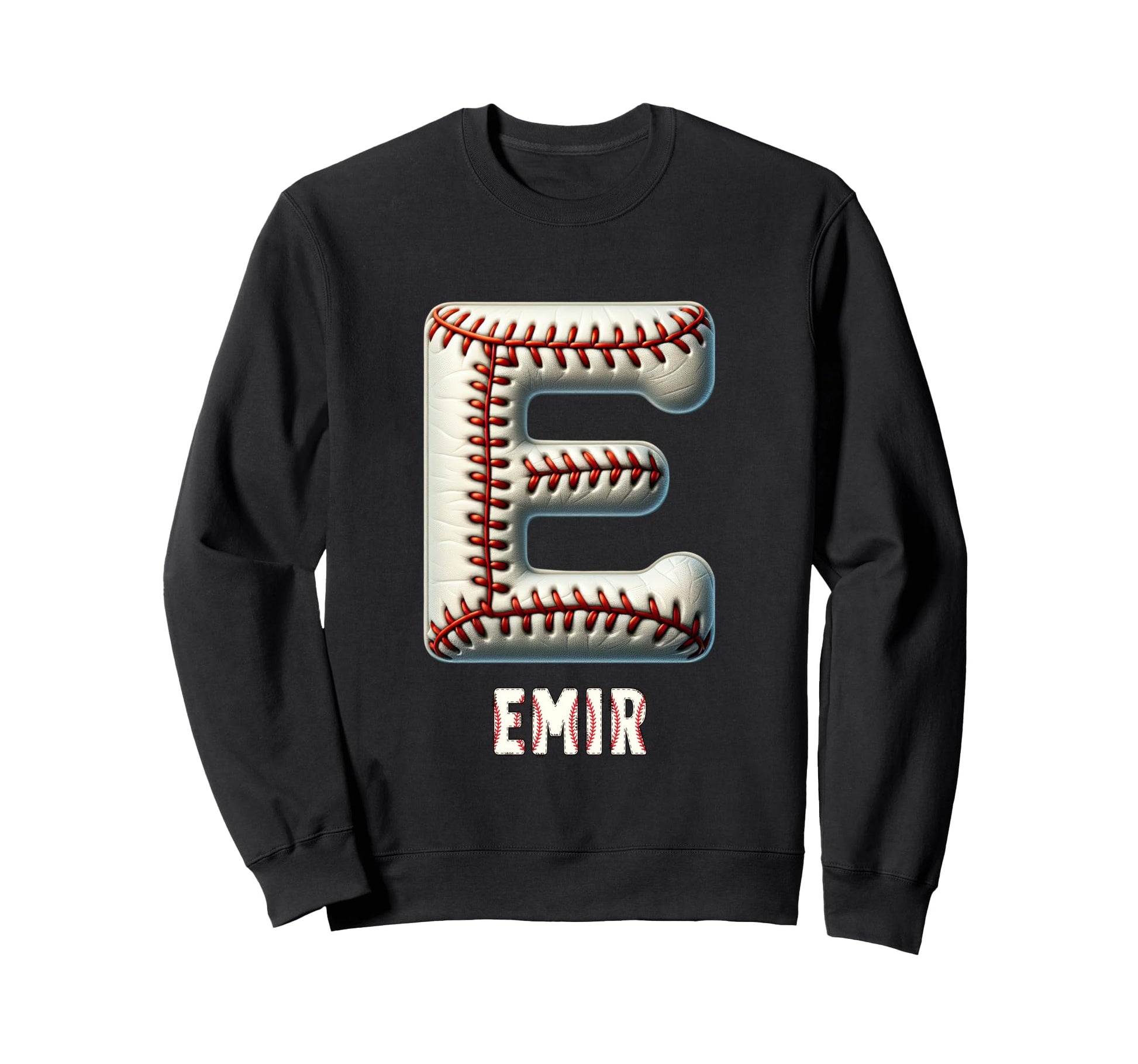Baseball Home Run Jan Initial Sweatshirt - Casual Everyday Wear Unisex - T-Shirt, Sweatshirt, Hoodie