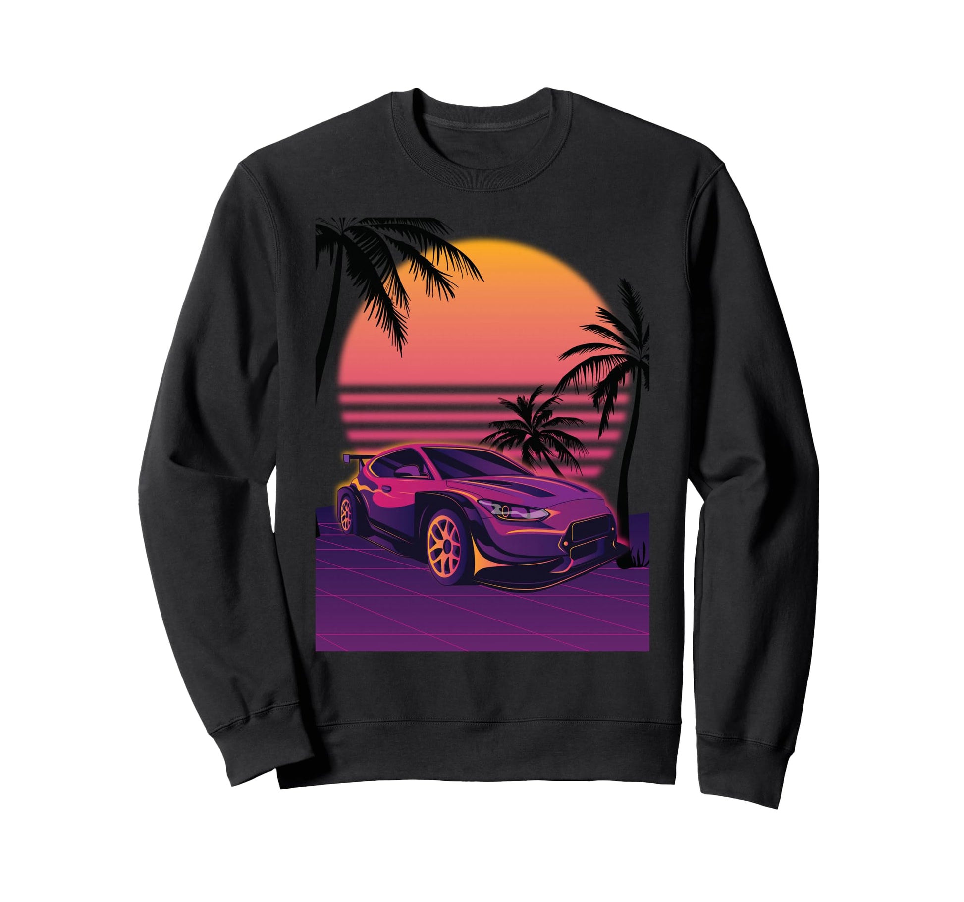 Aesthetic Synthwave Retrowave Sweatshirt - Novelty Apparel Men Women - T-Shirt, Sweatshirt, Hoodie