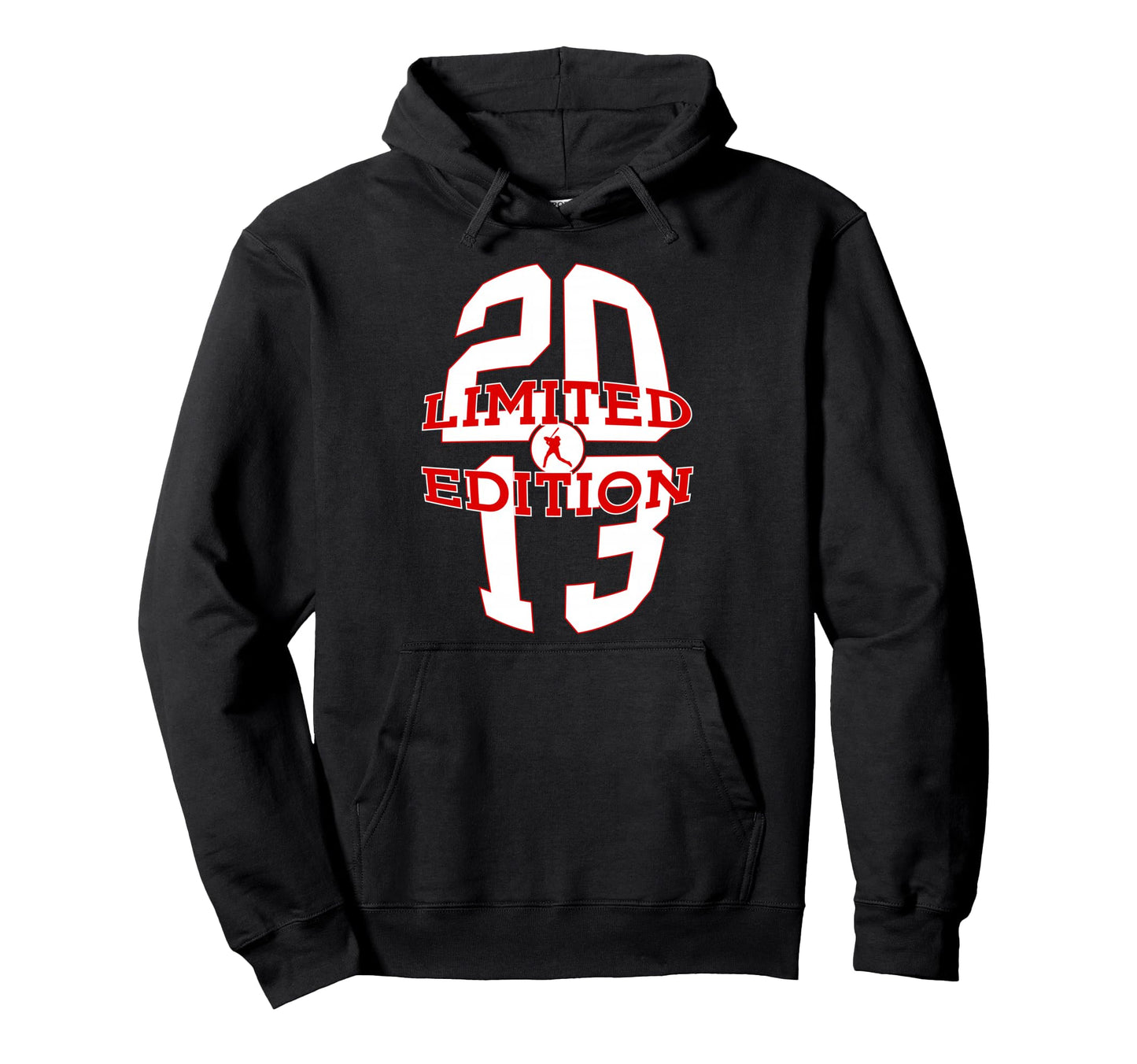 13 Years 2013 Baseball 13Th Birthday Hoodie - Trendy Graphic Men Women - T-Shirt, Sweatshirt, Hoodie