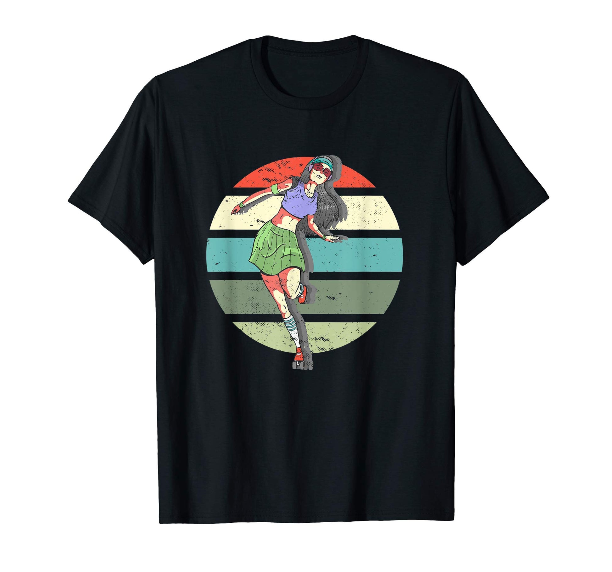 Roller Skating 70S 80S Gift I T-Shirt - Aesthetic Graphic for Adults - T-Shirt, Sweatshirt, Hoodie