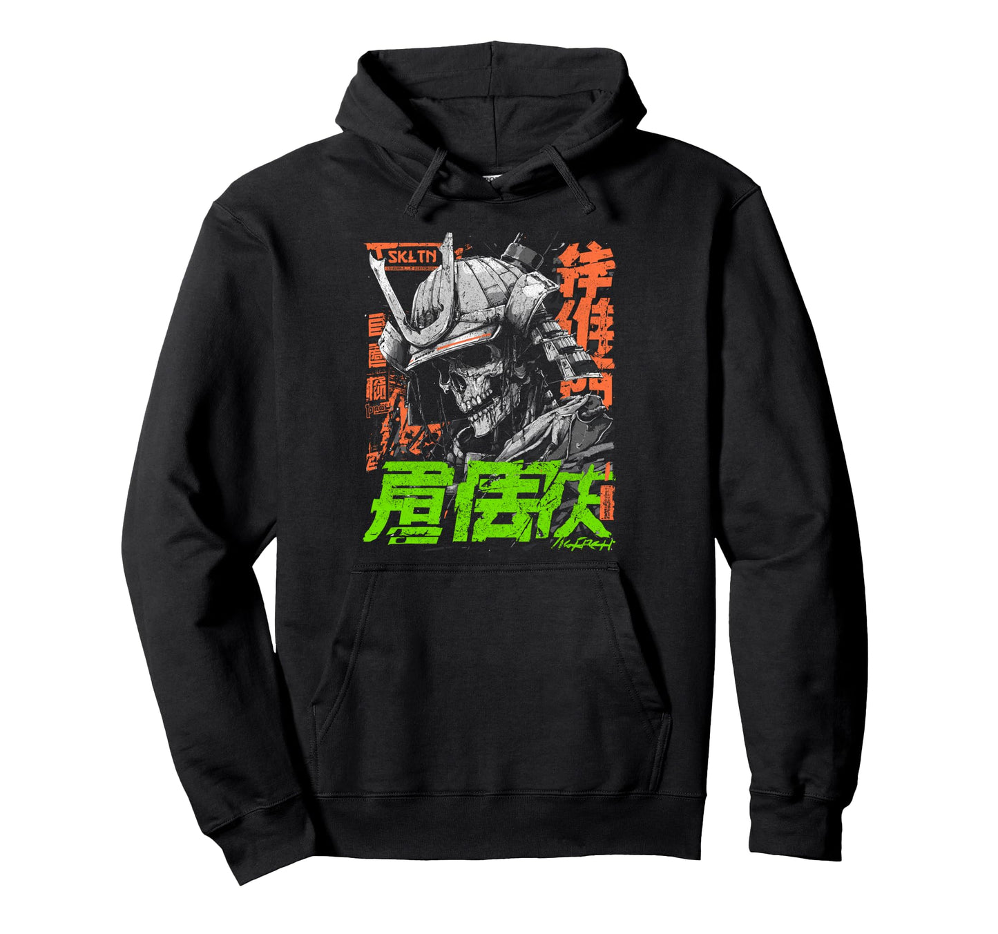 Japanese Streetwear Skeleton Hoodie - Casual Everyday Wear for Adults - T-Shirt, Sweatshirt, Hoodie