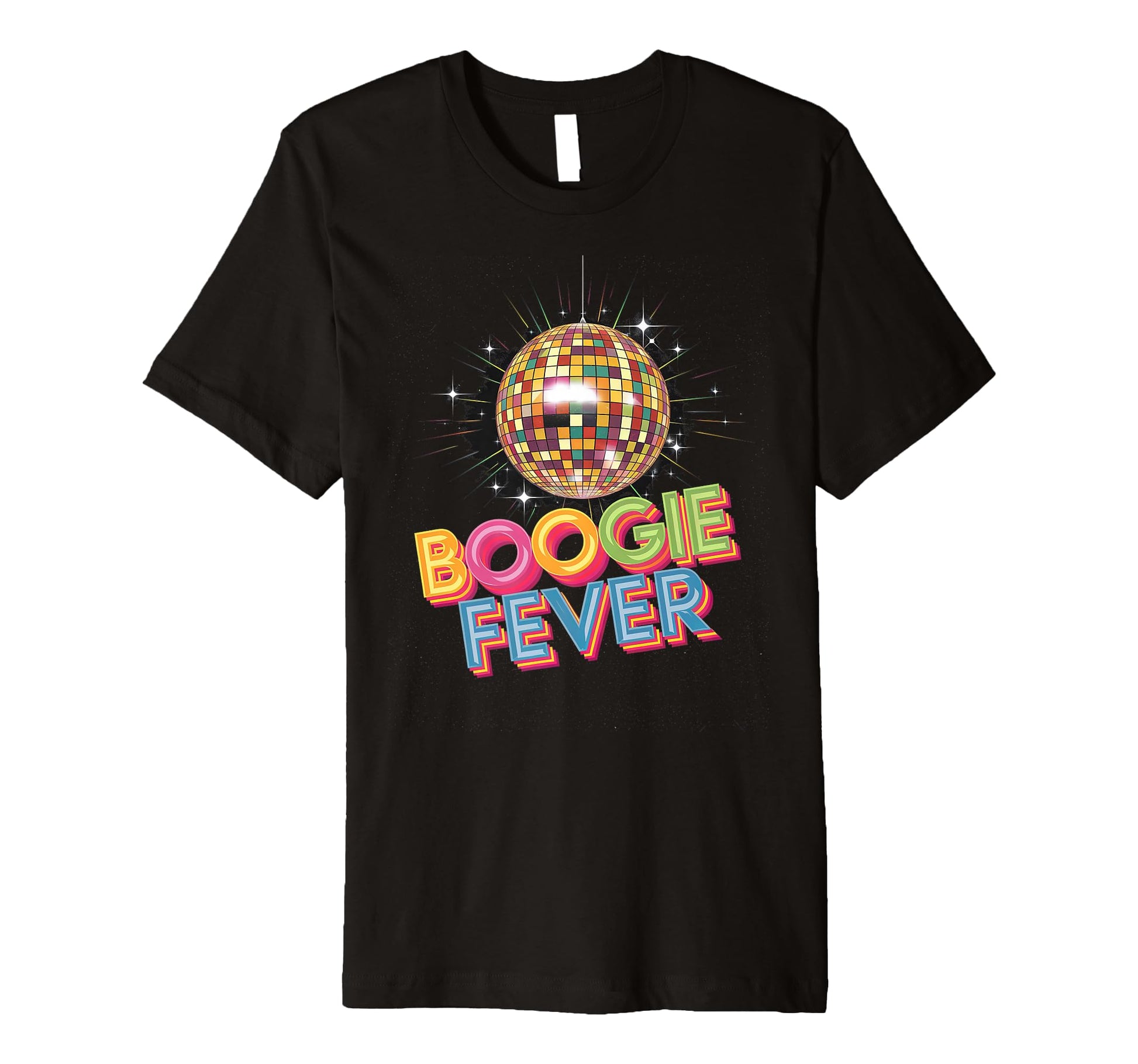 Disco Ball Boogie Fever Discoball T-Shirt - Custom Art Print Men Women - T-Shirt, Sweatshirt, Hoodie