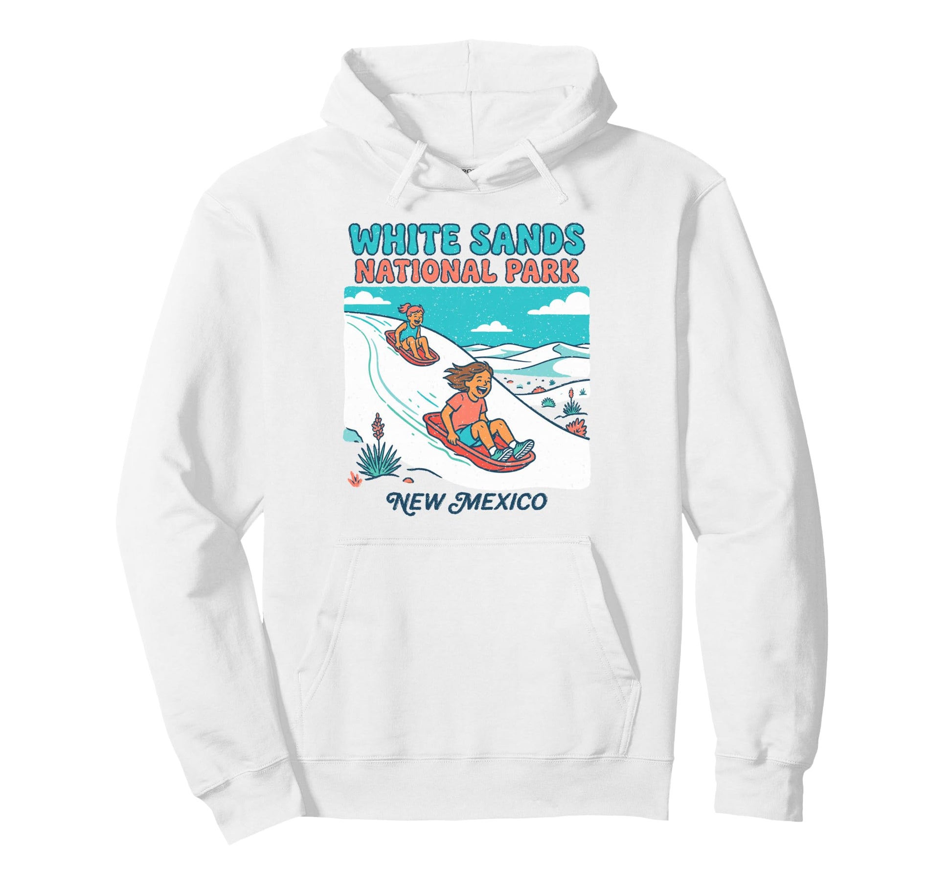 White Sands National Park New Mexico Hoodie - Streetwear Style for Adults - T-Shirt, Sweatshirt, Hoodie