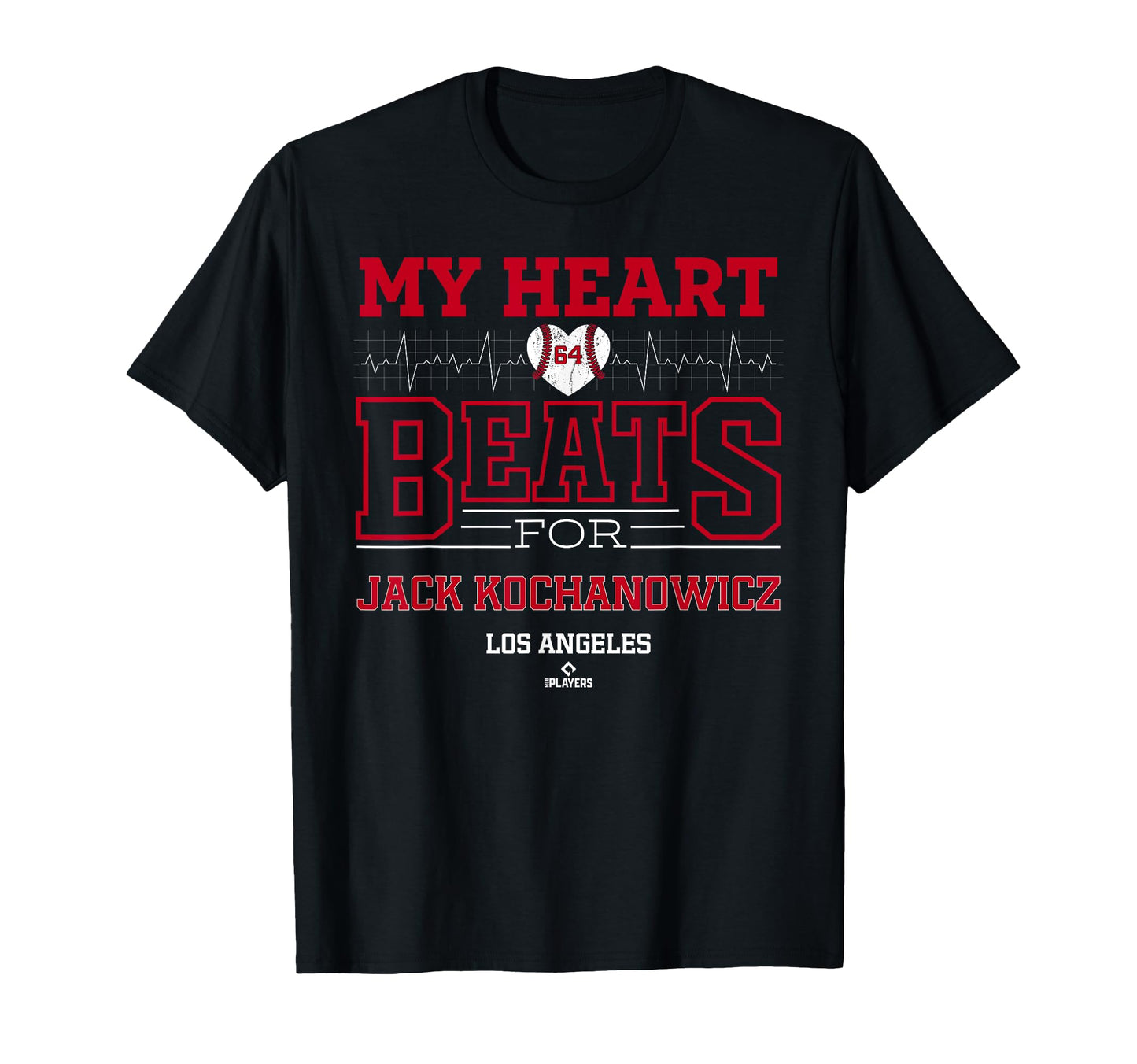 My Heart Beats Jack Kochanowicz Los T-Shirt - Unique Graphic Men Women - T-Shirt, Sweatshirt, Hoodie