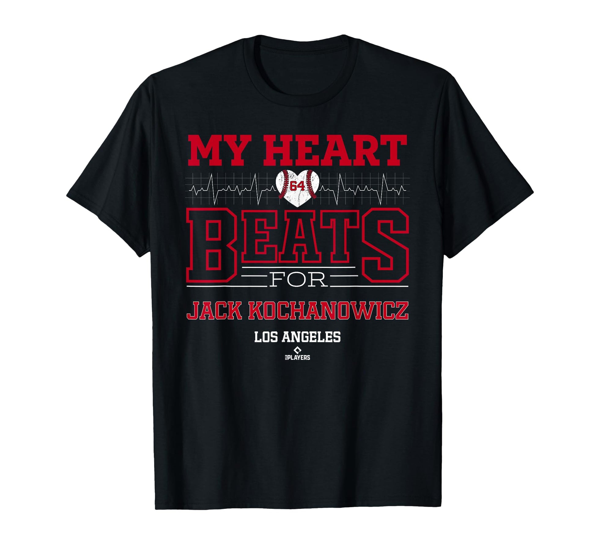 My Heart Beats Jack Kochanowicz Los T-Shirt - Unique Graphic Men Women - T-Shirt, Sweatshirt, Hoodie
