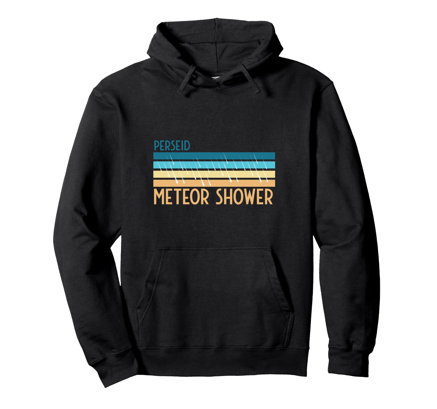 Stripes Perseid Meteor Shower Hoodie - Minimalist Print for Adults - T-Shirt, Sweatshirt, Hoodie