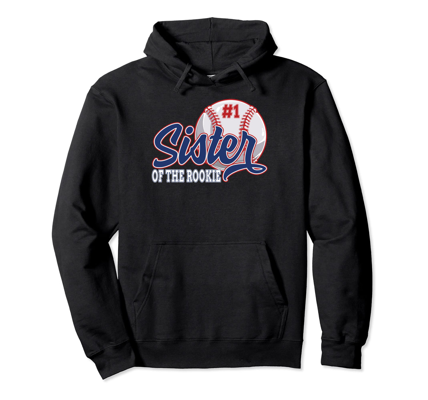 Sister Rookie Baseball 1St Birthday Hoodie - Custom Art Print Unisex - T-Shirt, Sweatshirt, Hoodie