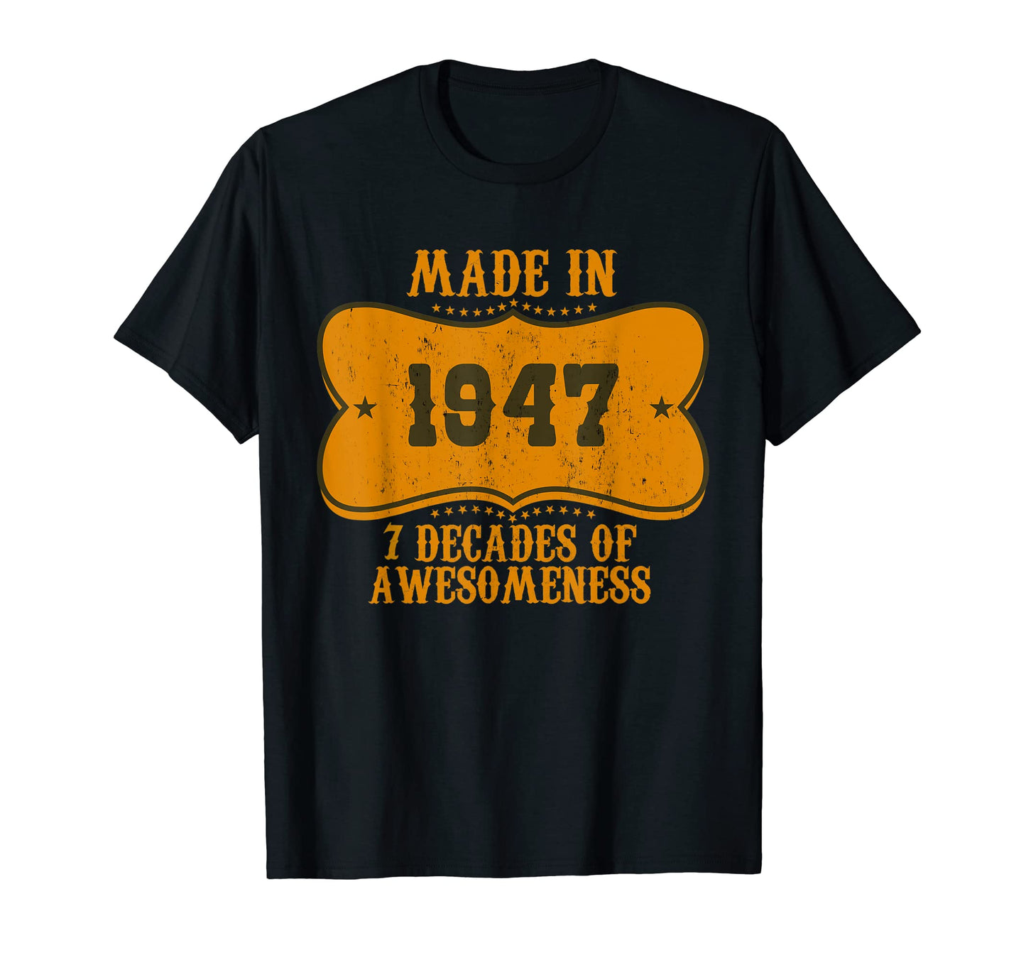 75 Birthday Western Made 1947 T-Shirt - Casual Everyday Wear Men Women - T-Shirt, Sweatshirt, Hoodie