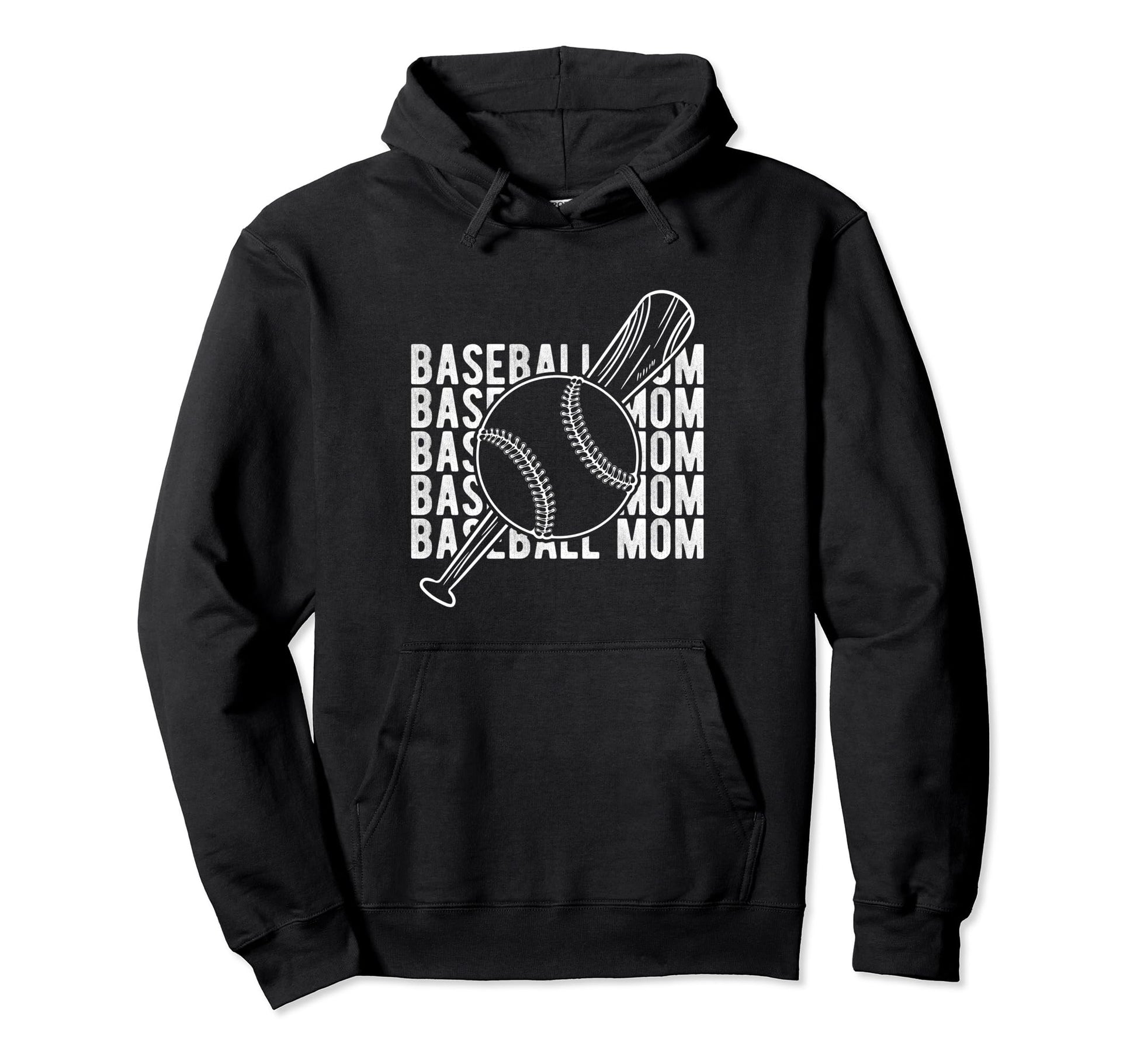 Baseball Mom Mothers Day Homerun Best Hoodie - Aesthetic Graphic Unisex - T-Shirt, Sweatshirt, Hoodie