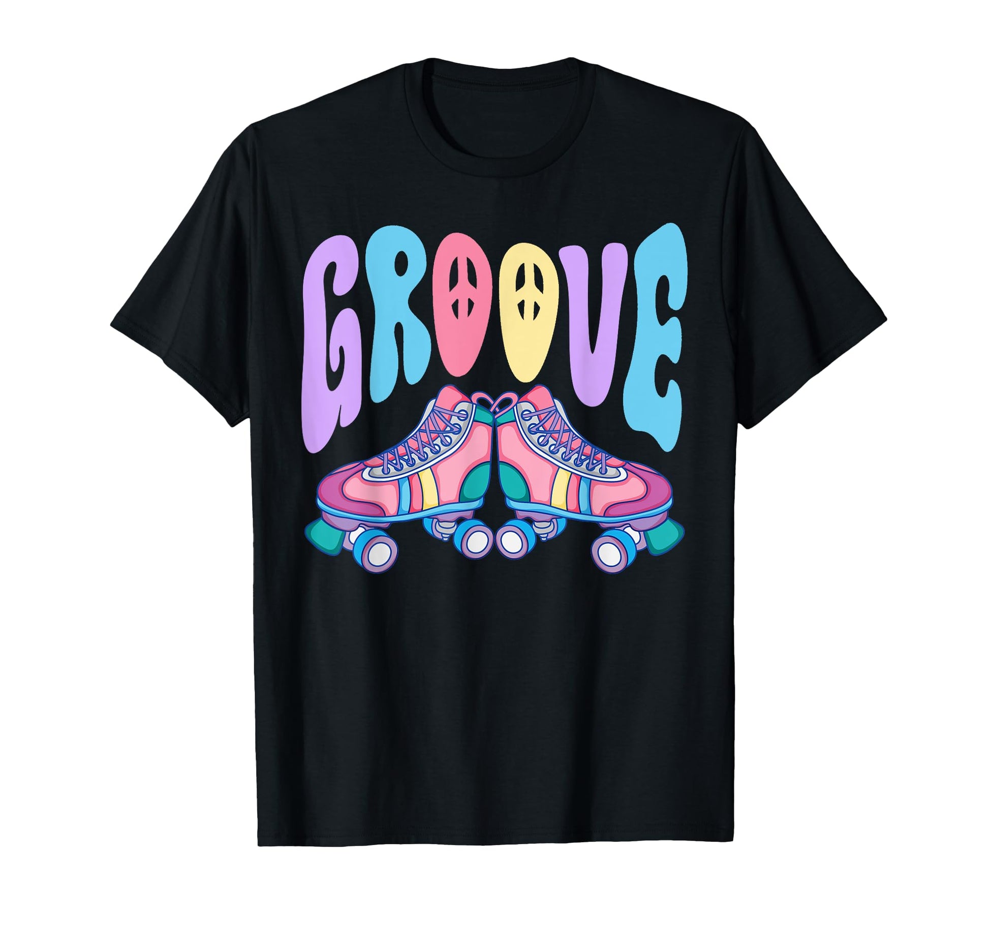 Roller Skating Skate 1970S Groove T-Shirt - Trendy Graphic Unisex - T-Shirt, Sweatshirt, Hoodie