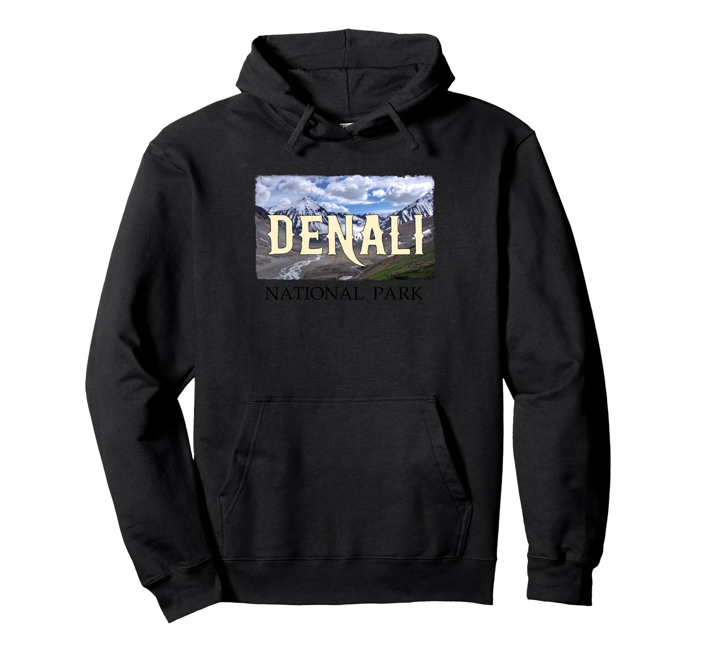 Denali Alaska National Park Hoodie - Unique Graphic for Adults - T-Shirt, Sweatshirt, Hoodie