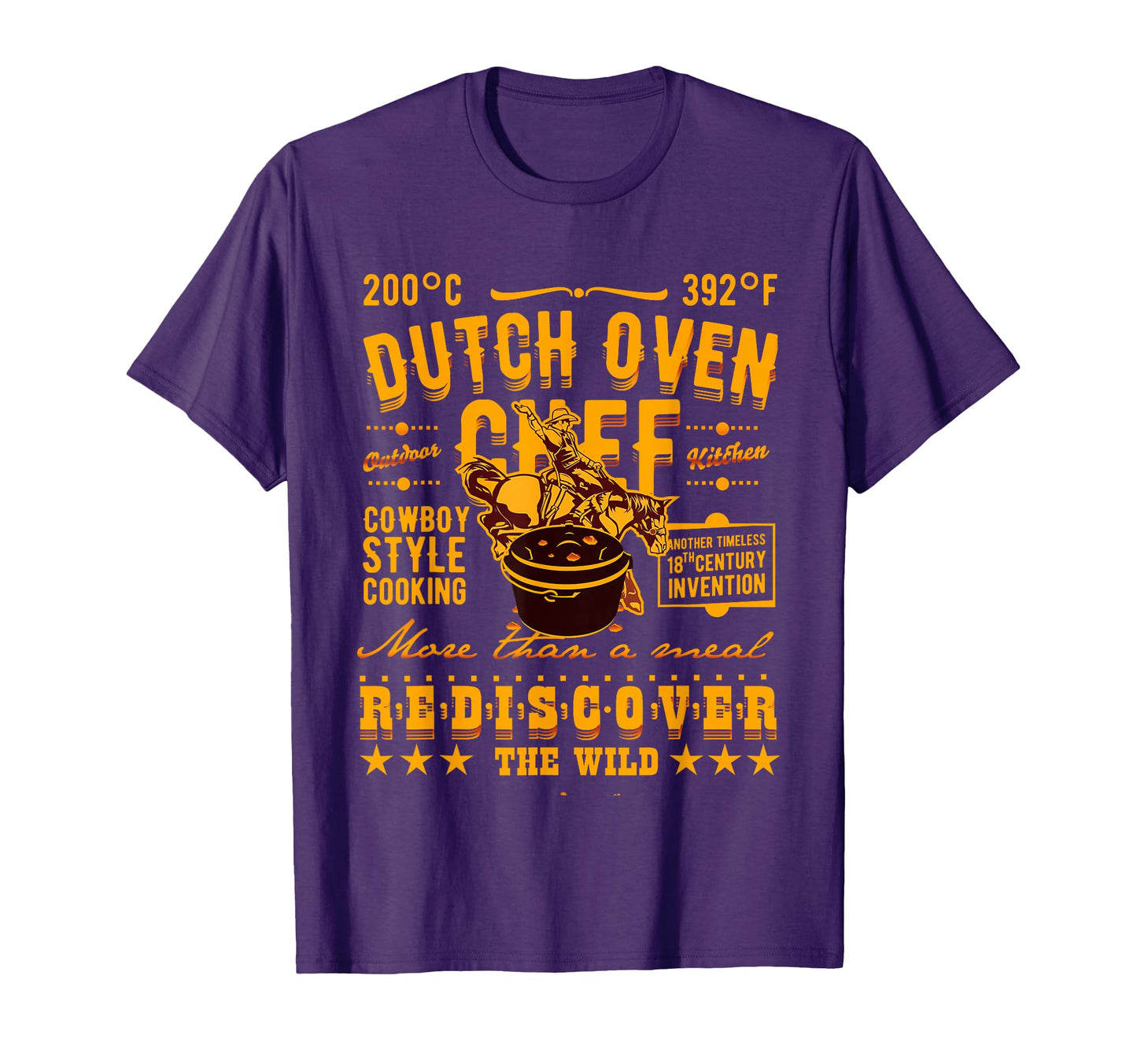 Dutch Oven Cowboy Western Fan Bbq T-Shirt - Casual Everyday Wear Men Women - T-Shirt, Sweatshirt, Hoodie