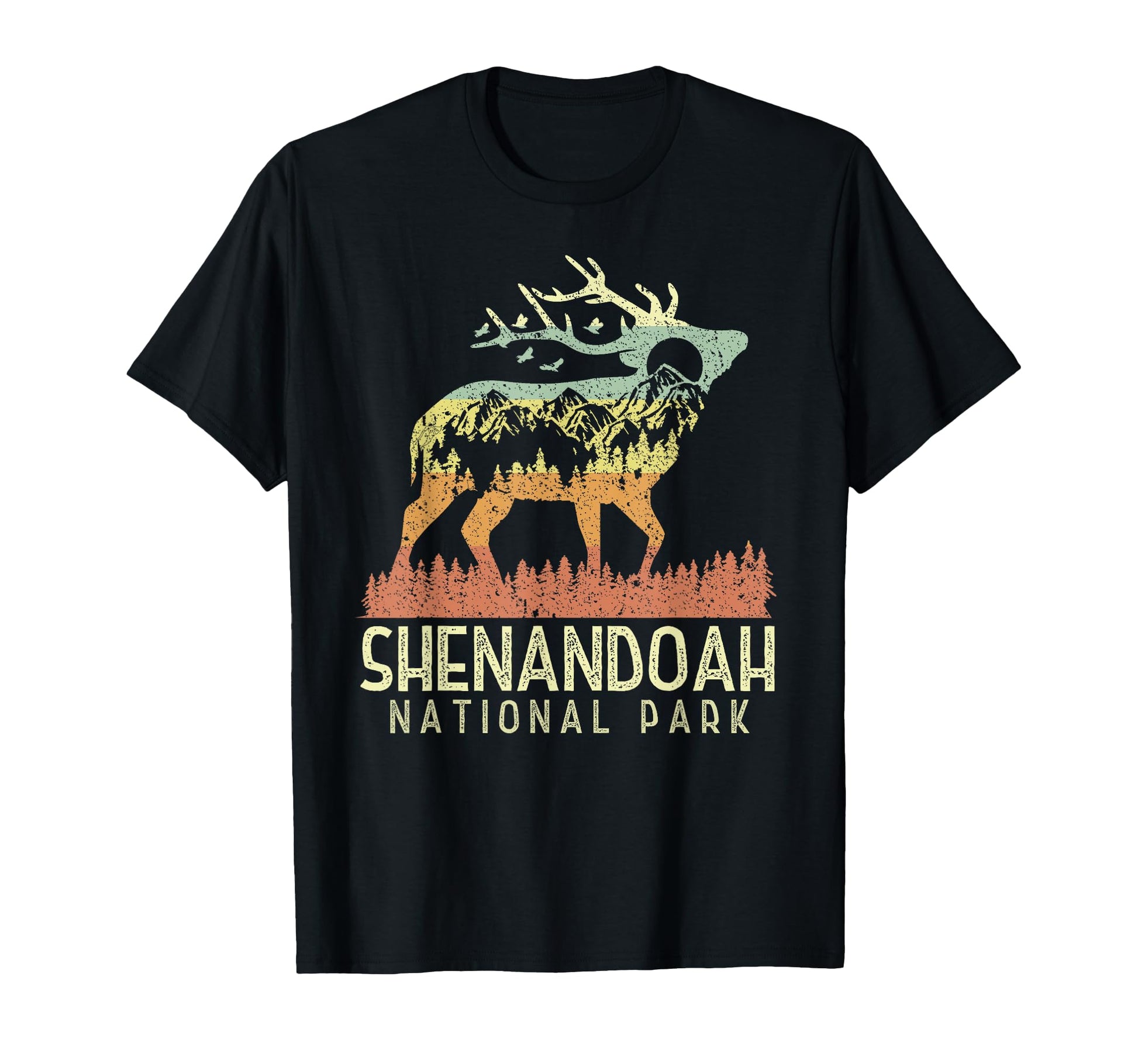 Shenandoah National Park Mountain Elk T-Shirt - Graphic Print for Adults - T-Shirt, Sweatshirt, Hoodie