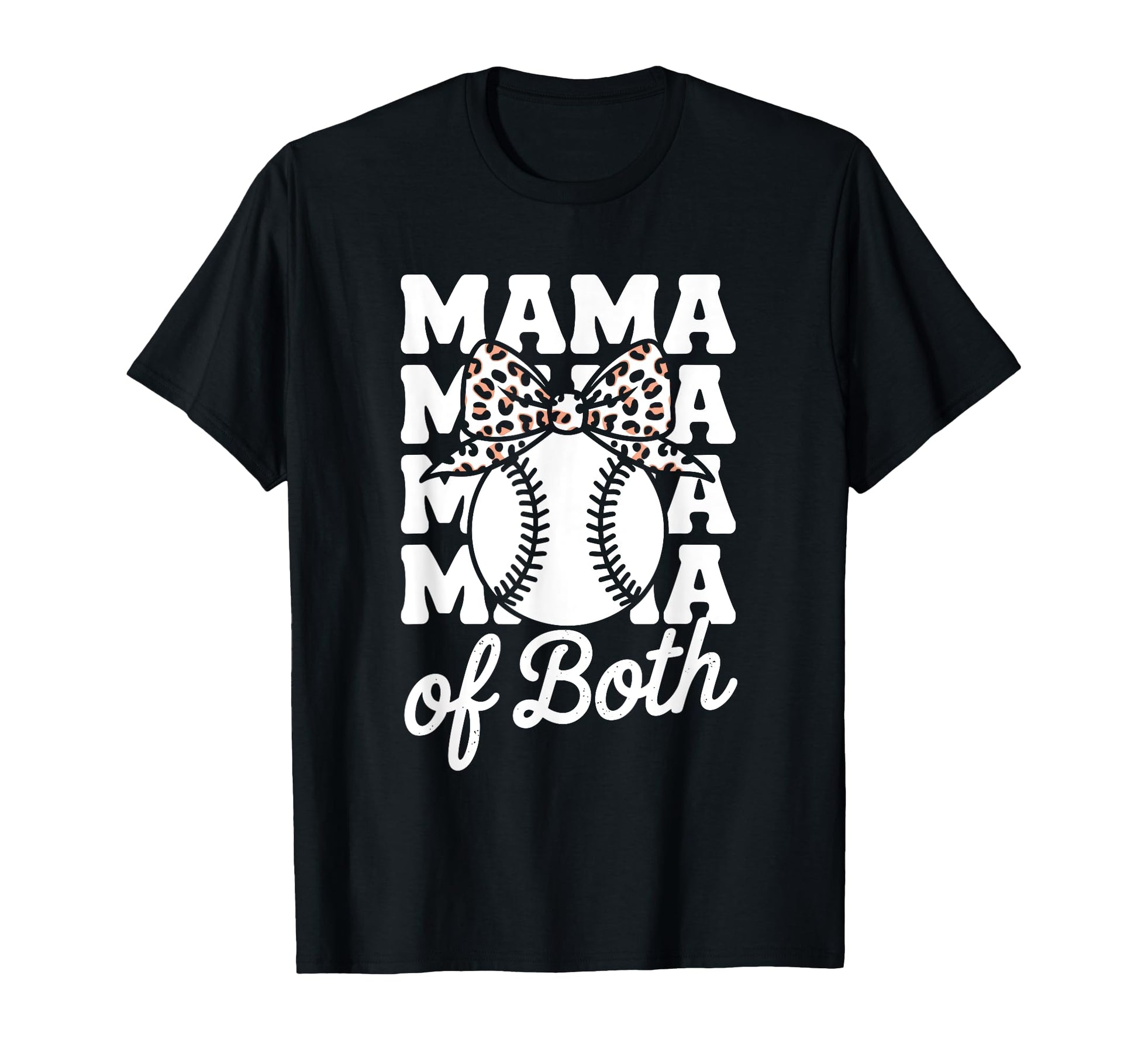 Leopard Mothers Day Mama Mom Both T-Shirt - Minimalist Print Men Women - T-Shirt, Sweatshirt, Hoodie