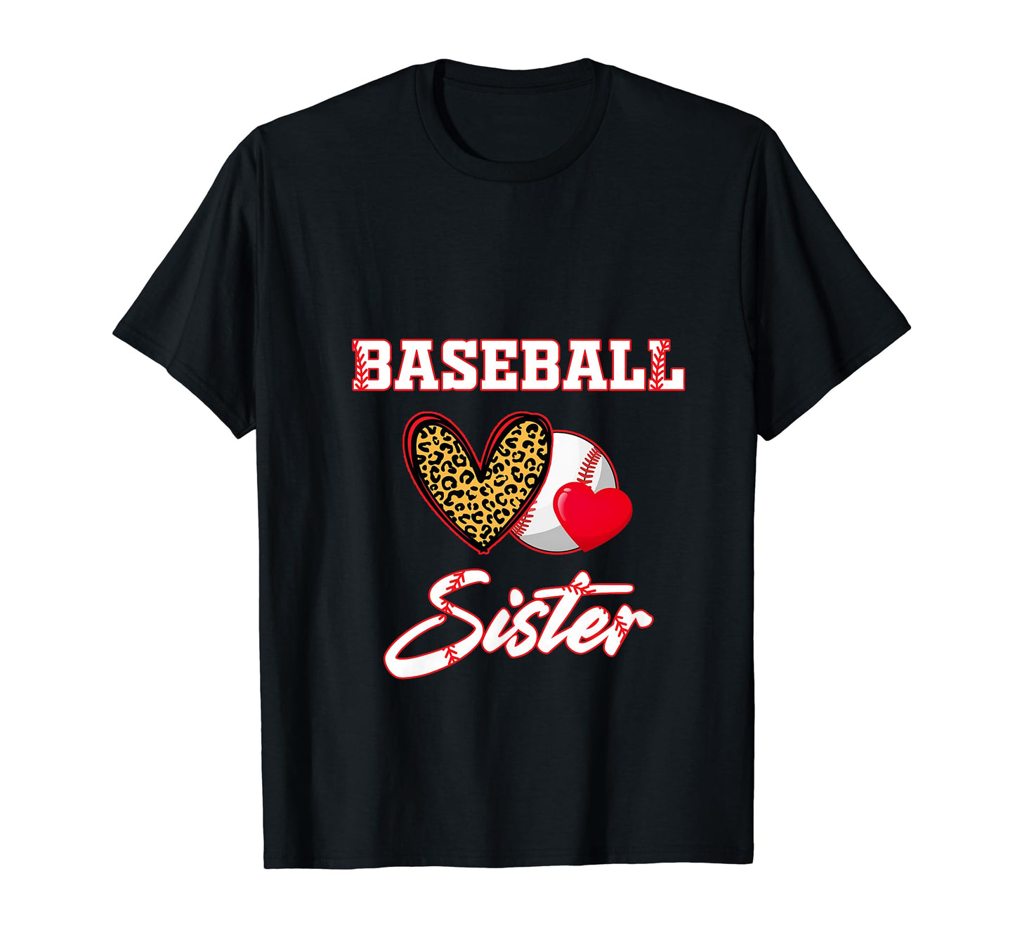 Funny Baseball Sister Baseball Sisters T-Shirt - Unique Graphic for Adults - T-Shirt, Sweatshirt, Hoodie