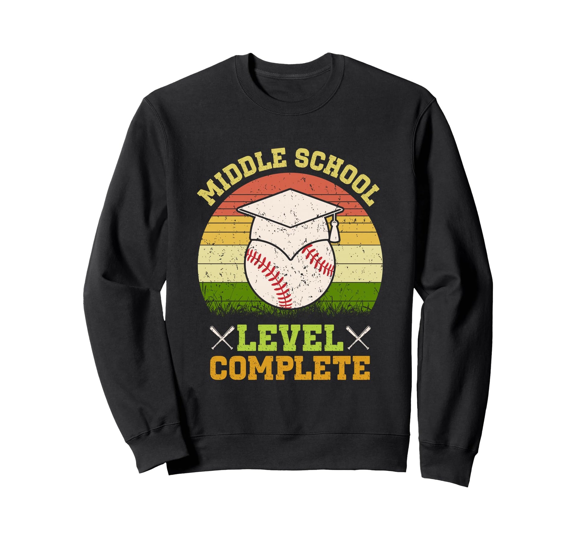 Middle School Level Complete Baseball Sweatshirt - Custom Art Print Unisex - T-Shirt, Sweatshirt, Hoodie