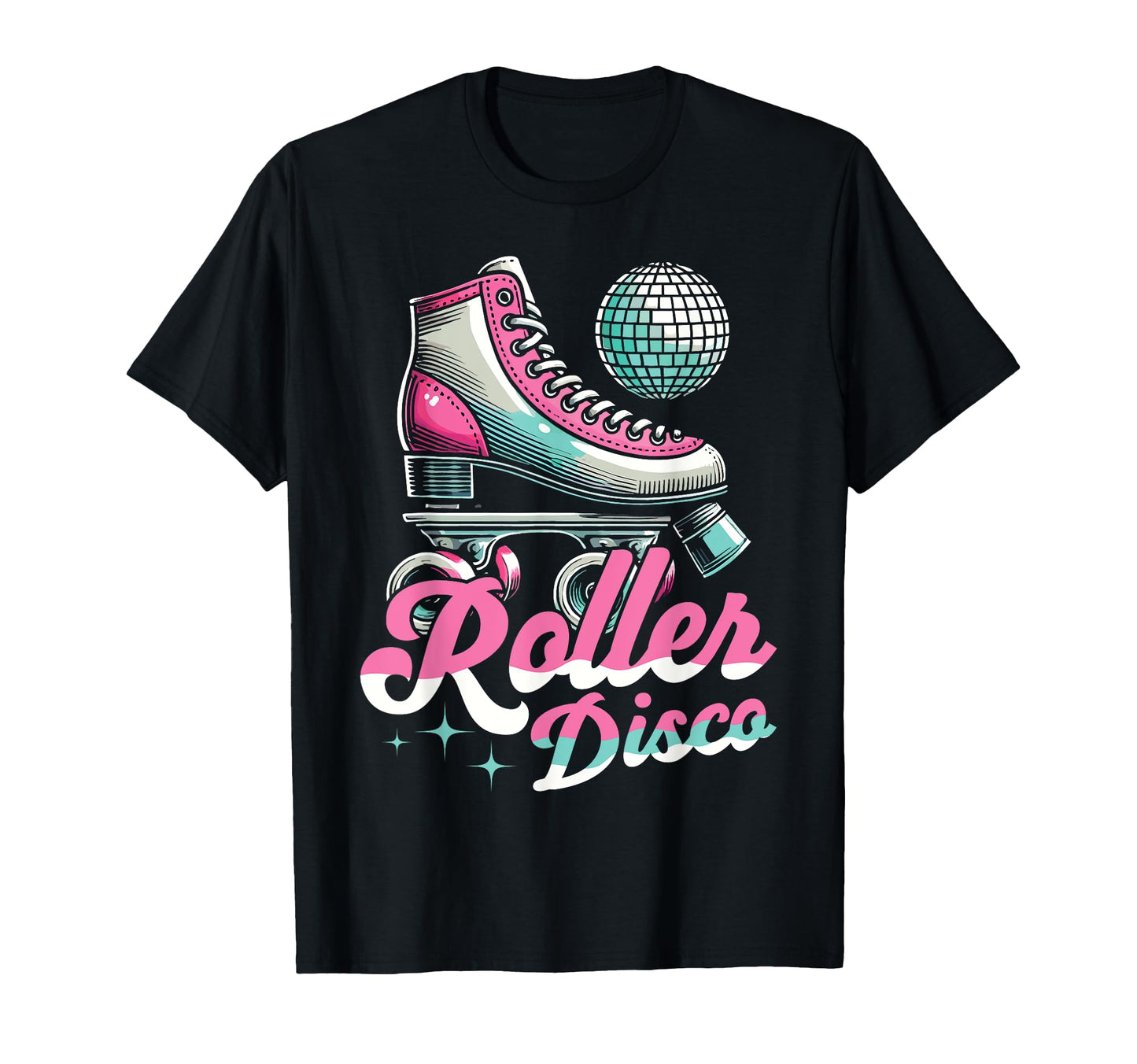 Roller Skating Skate 1970S Roller T-Shirt - Aesthetic Graphic for Adults - T-Shirt, Sweatshirt, Hoodie