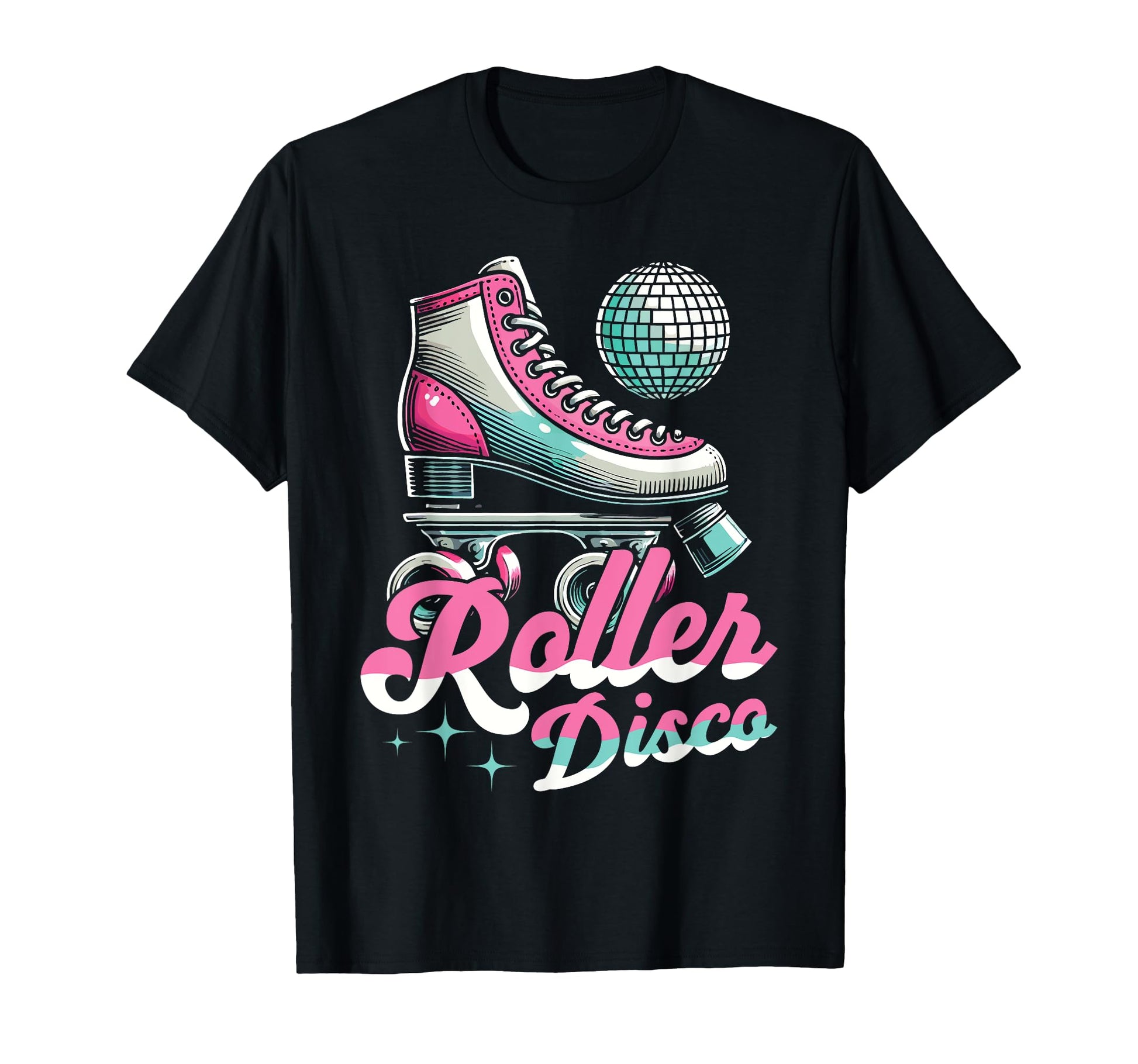 Roller Skating Skate 1970S Roller T-Shirt - Aesthetic Graphic for Adults - T-Shirt, Sweatshirt, Hoodie