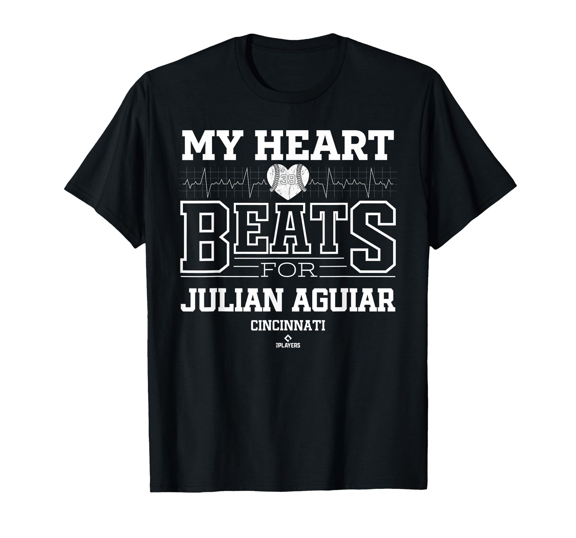 My Heart Beats Julian Aguiar T-Shirt - Fun Novelty Design Unisex - T-Shirt, Sweatshirt, Hoodie