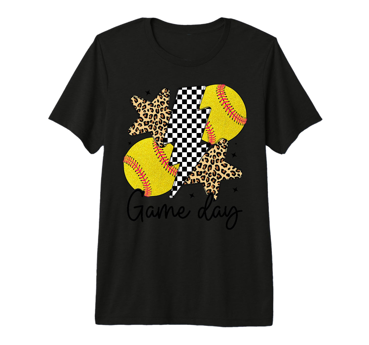 Baseball Game Day Softball Gift Lightning Hoodie - Aesthetic Graphic Unisex - T-Shirt, Sweatshirt, Hoodie