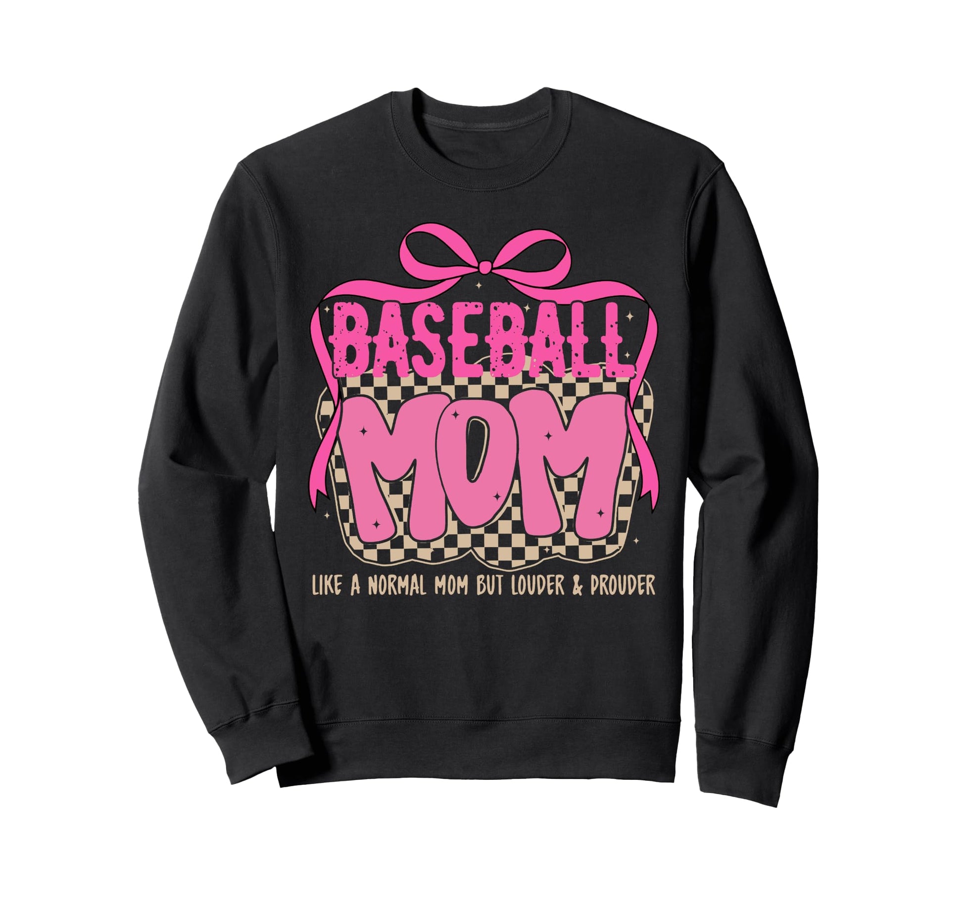 Baseball Mom Like Normal Mom Sweatshirt - Trendy Graphic for Adults - T-Shirt, Sweatshirt, Hoodie