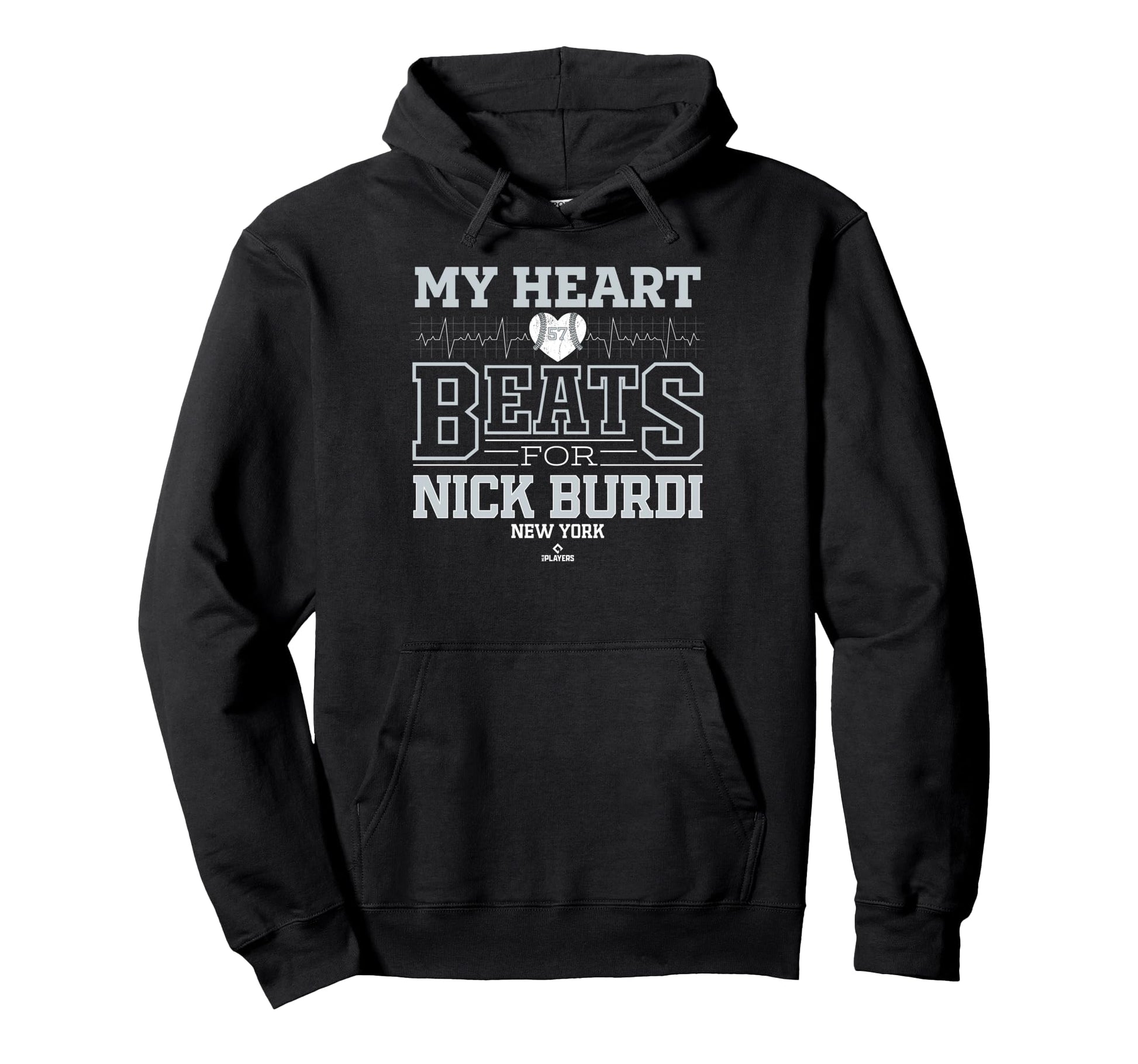 My Heart Beats Nick Burdi New York Hoodie - Novelty Apparel Men Women - T-Shirt, Sweatshirt, Hoodie