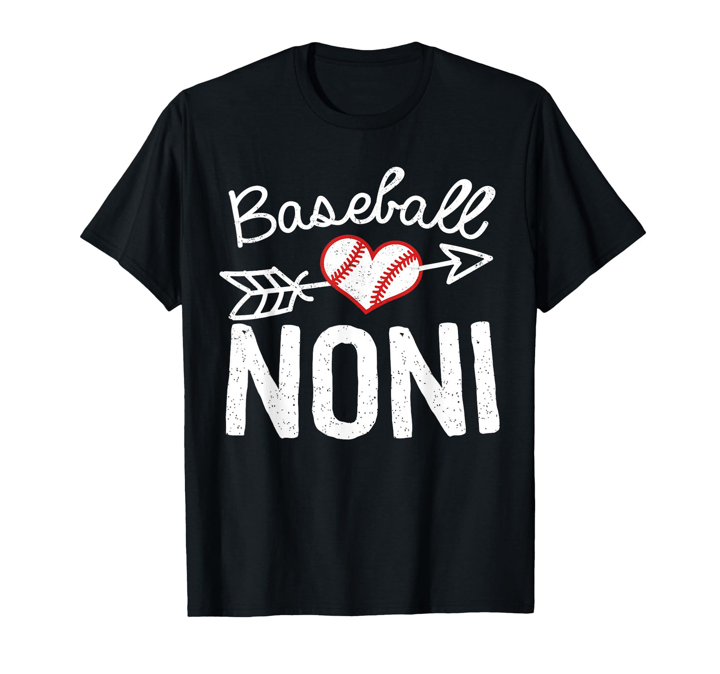 Baseball Noni Grandma T-Shirt - Custom Art Print for Adults - T-Shirt, Sweatshirt, Hoodie
