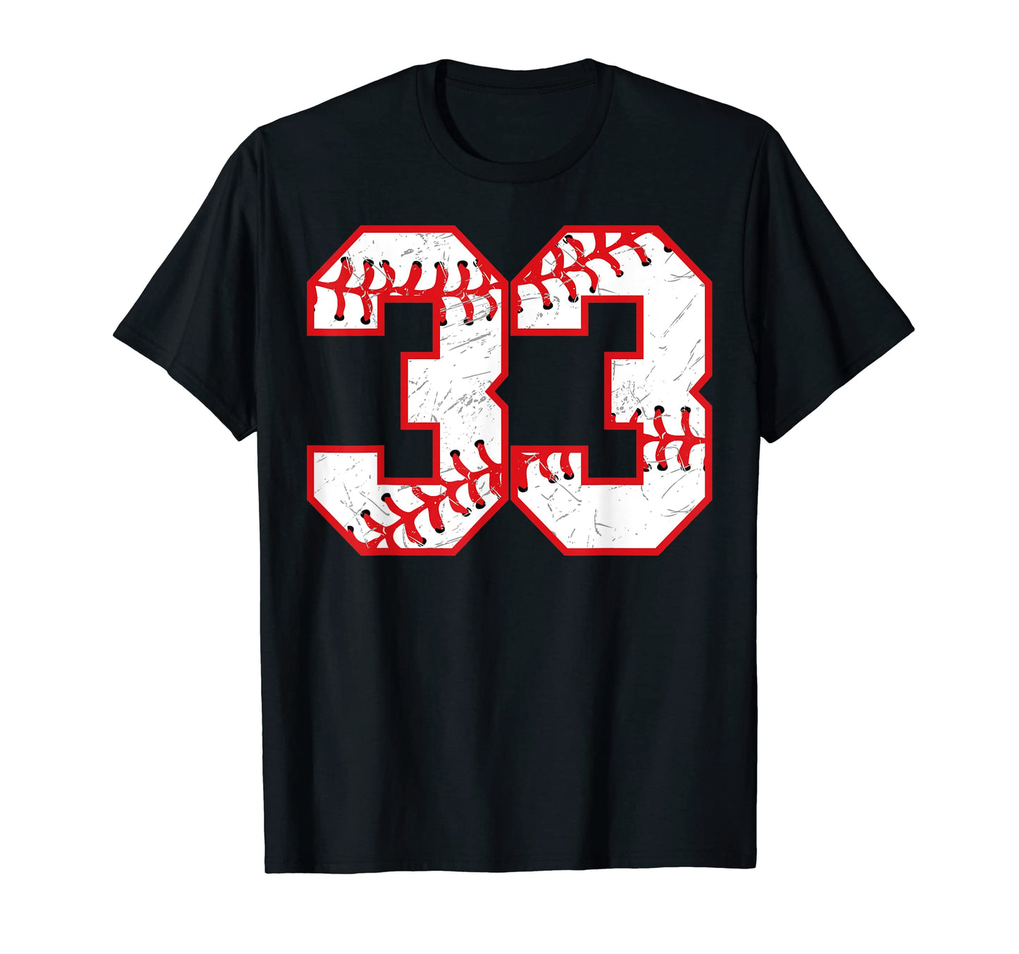 33 Birthday Baseball Theme Bday Party T-Shirt - Trendy Graphic Unisex - T-Shirt, Sweatshirt, Hoodie