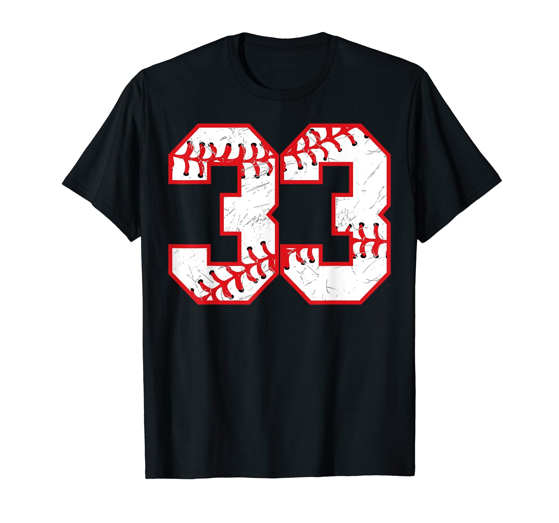33 Birthday Baseball Theme Bday Party T-Shirt - Trendy Graphic Unisex - T-Shirt, Sweatshirt, Hoodie