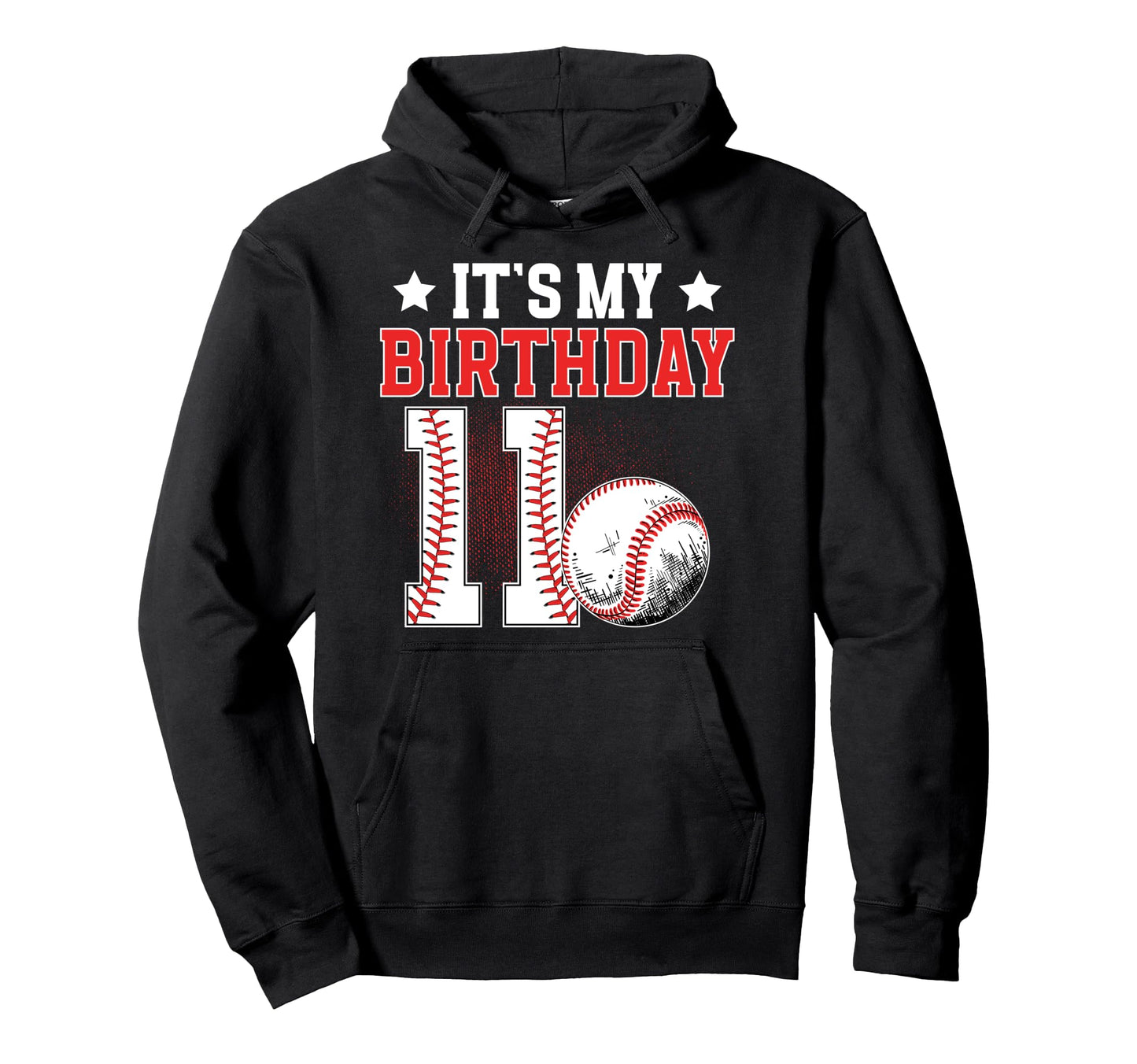 11Th Baseball Birthday Party 11 Year Old Hoodie - Streetwear Style Unisex - T-Shirt, Sweatshirt, Hoodie