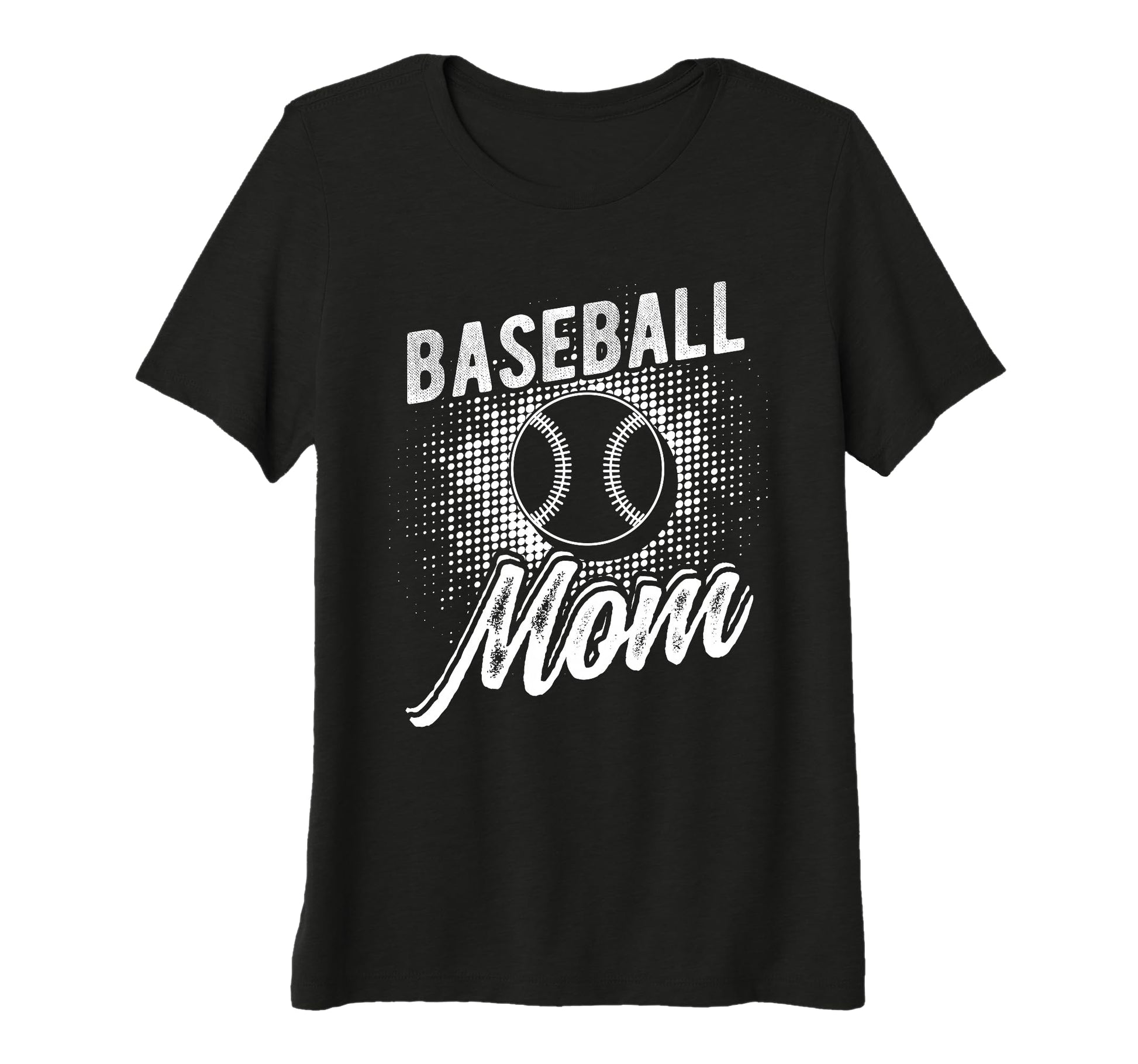 Womens Baseball Mom Sport Athlete T-Shirt - Graphic Print for Adults - T-Shirt, Sweatshirt, Hoodie
